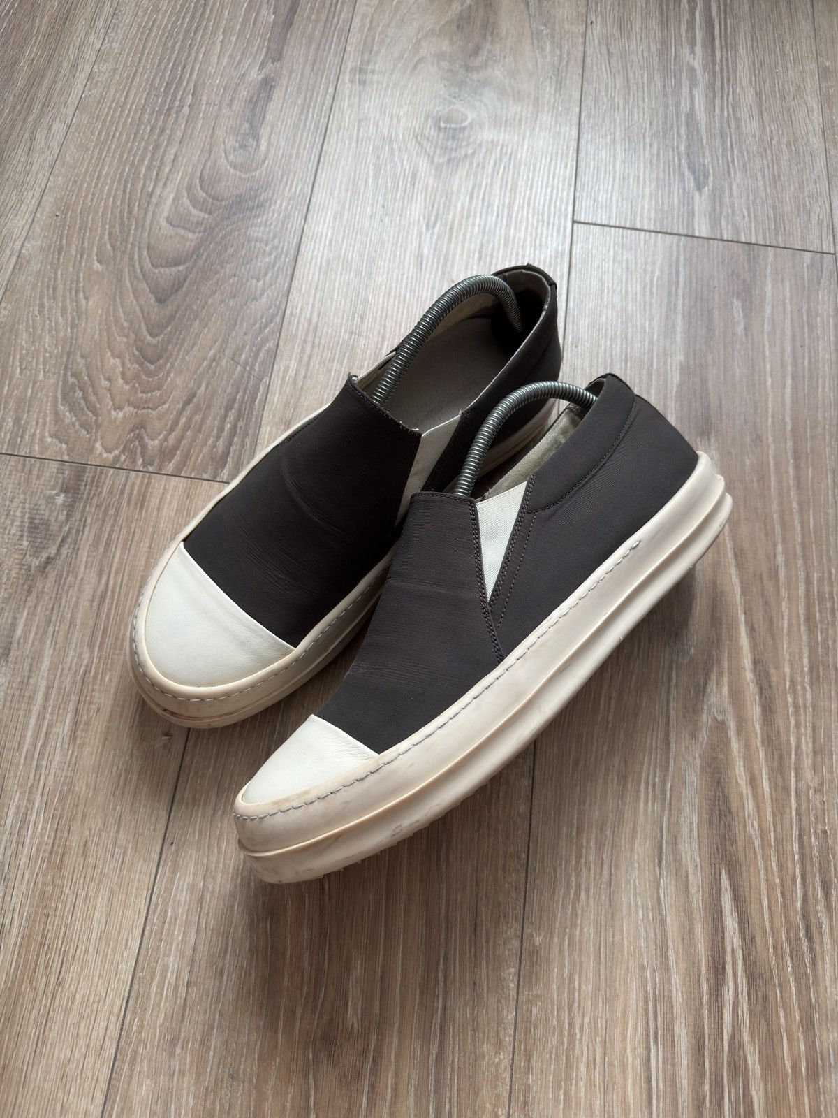 Rick Owens Rick Owens Drkshdw Slip-On Sneakers Size US 12 / EU 45 - 2 Thumbnail