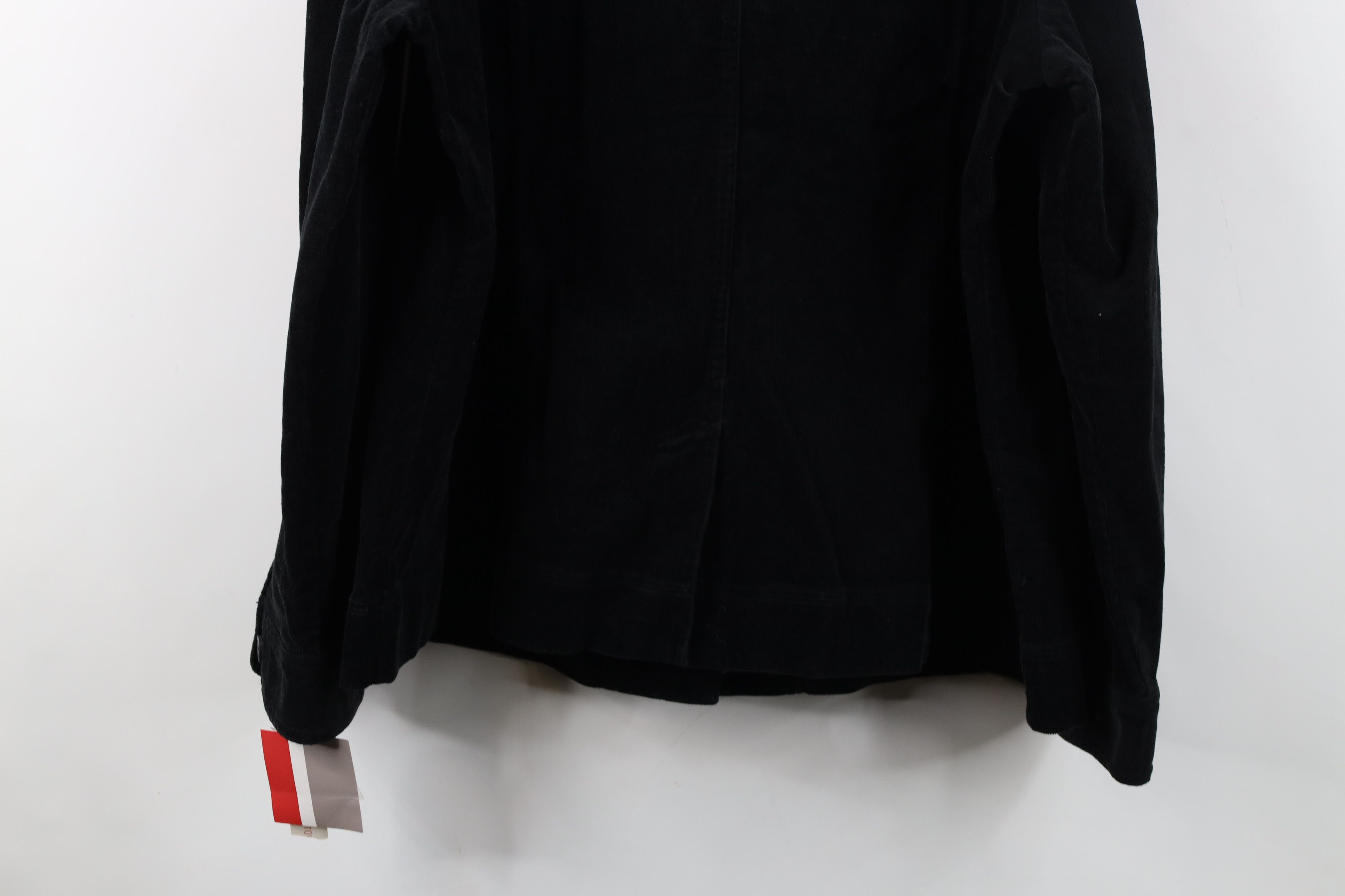 Vintage Deadstock Vintage Y2K Streetwear Button Trucker Jacket Black Size XXL / US 16-18 / IT 52-54 - 14 Thumbnail