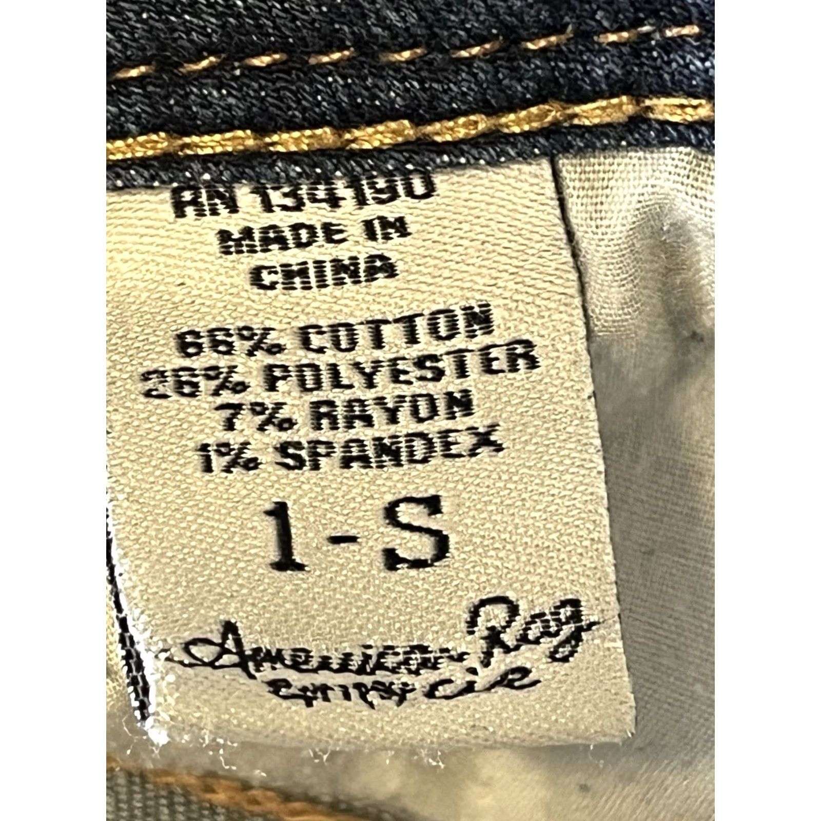 Vintage American Rag Blue Skinny Jeans Women's Size 1S Size 25" / US 0 / IT 36 - 7 Thumbnail