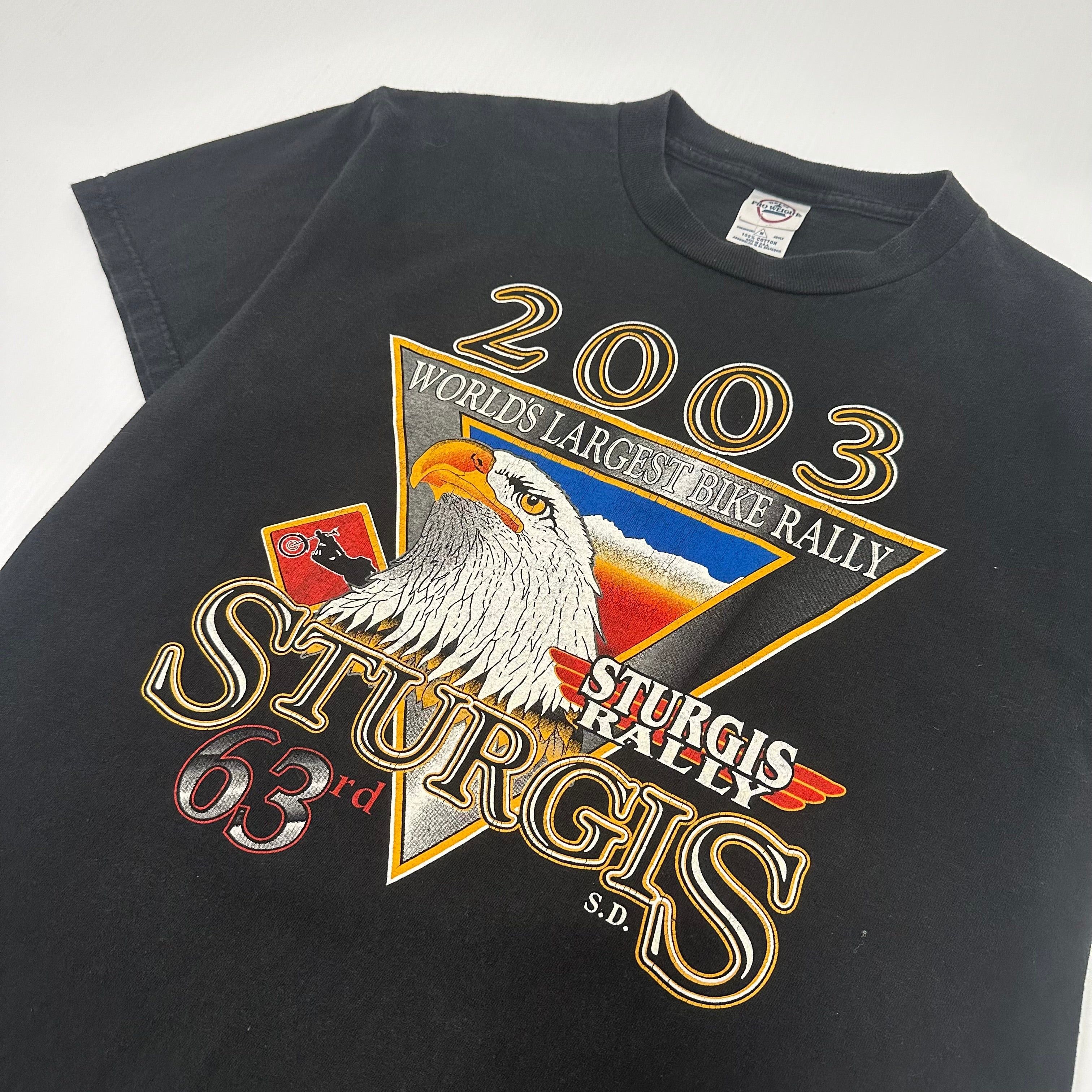 Vintage 2003 Sturgis Bike Rally Eagle Graphic Tee M Size US M / EU 48-50 / 2 - 3 Thumbnail
