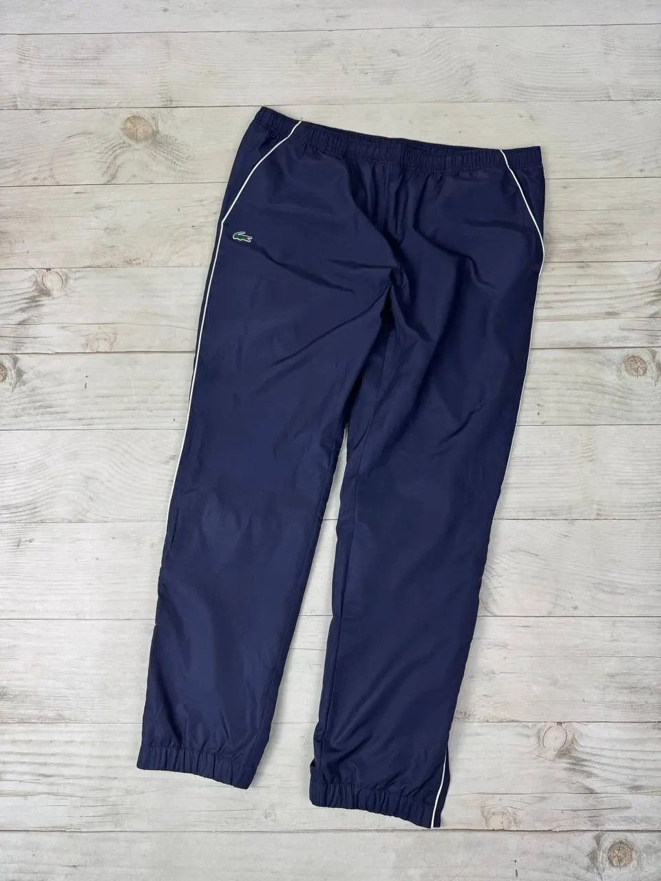 Lacoste Vintage Lacoste Track Pants Nylon Striped Y2K Size US 36 / EU 52 - 2 Thumbnail