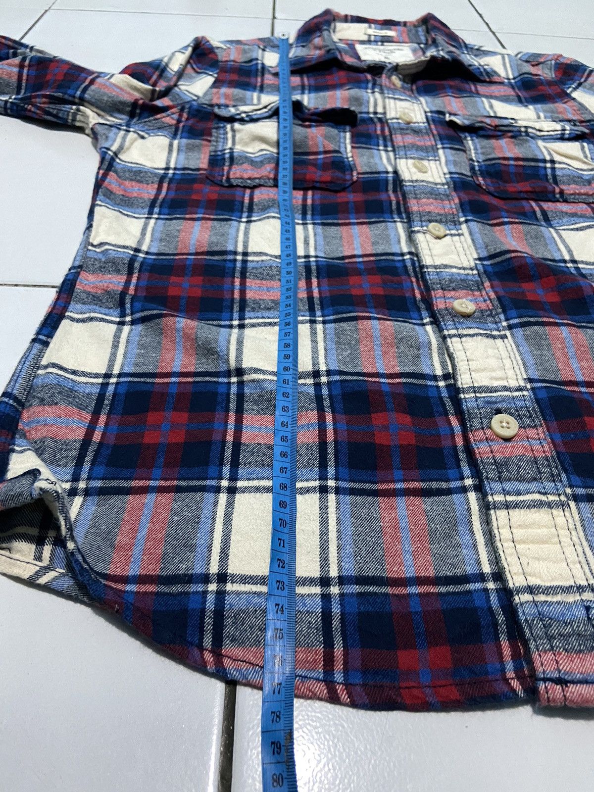 Abercrombie & Fitch × Flannel × Vintage Vintage Abercrombie & Fitch Plaid Flannel Size US XL / EU 56 / 4 - 8 Thumbnail