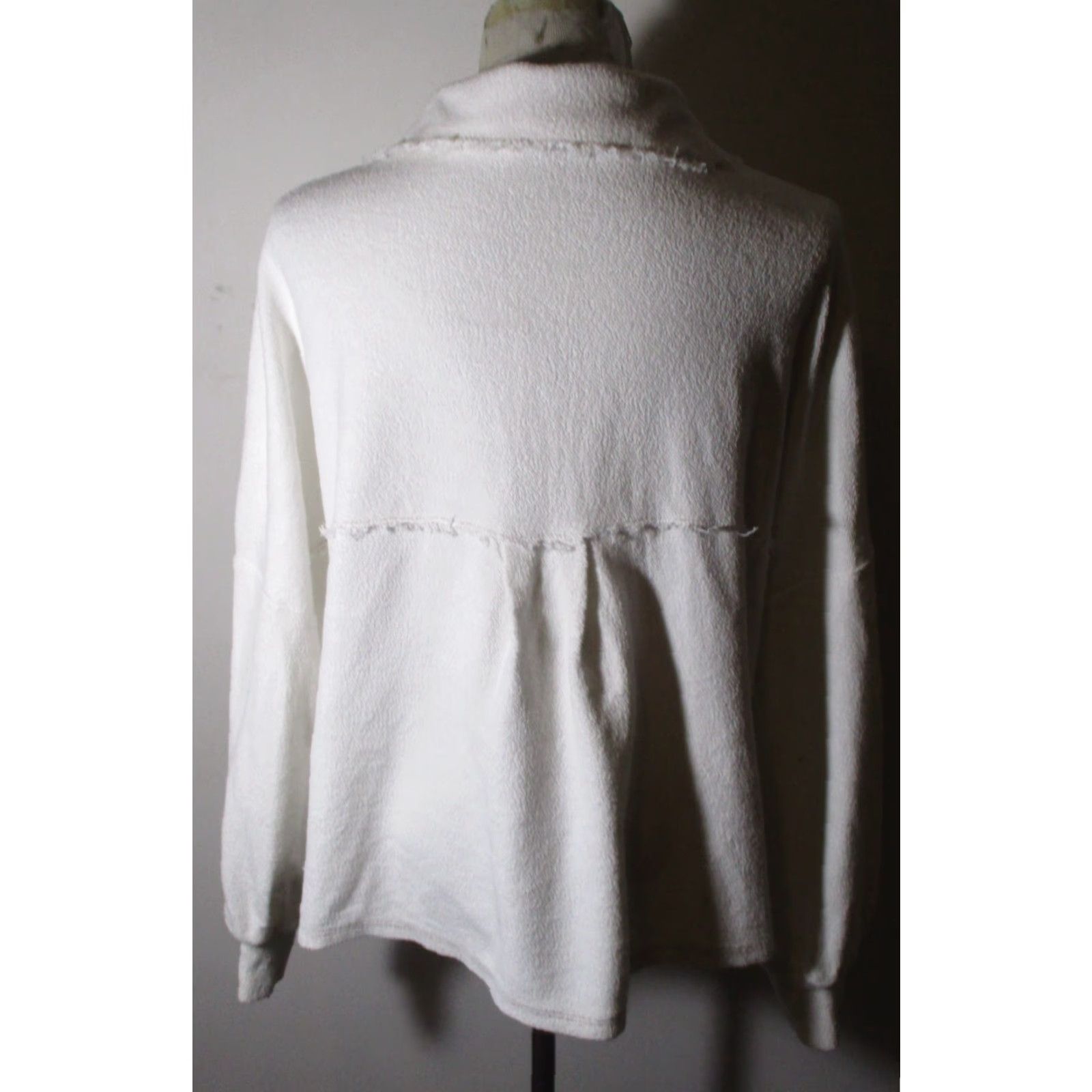 CLOT VINTAGE BUCKET LIST White Terry Cloth Oversized Jacket Women's Size S Size S / US 4 / IT 40 - 5 Thumbnail