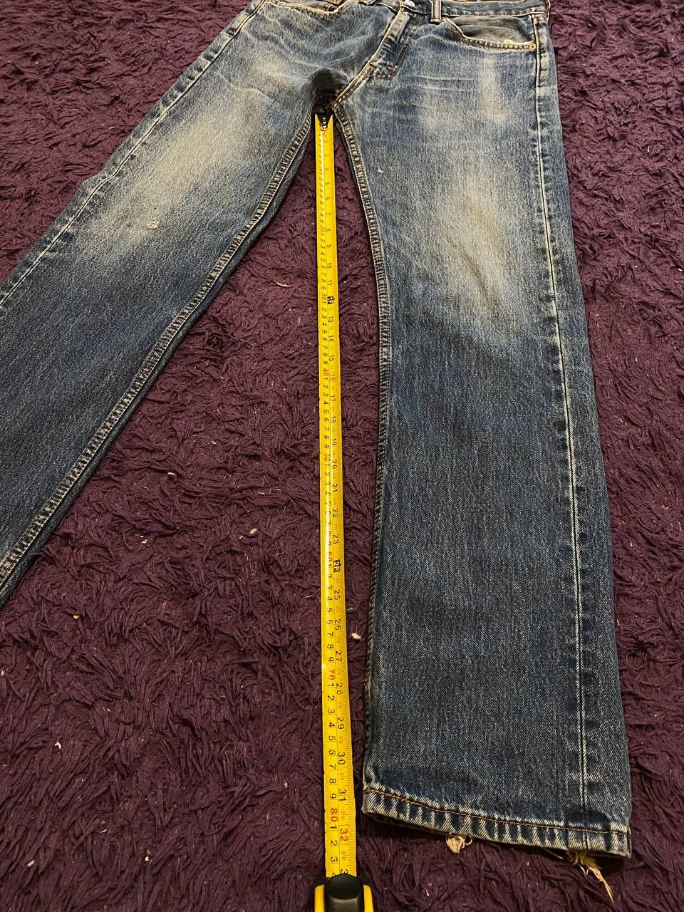 Levi's Vintage distressed jeans Y2K Levi's 505 W32 streetwear Size US 32 / EU 48 - 14 Thumbnail
