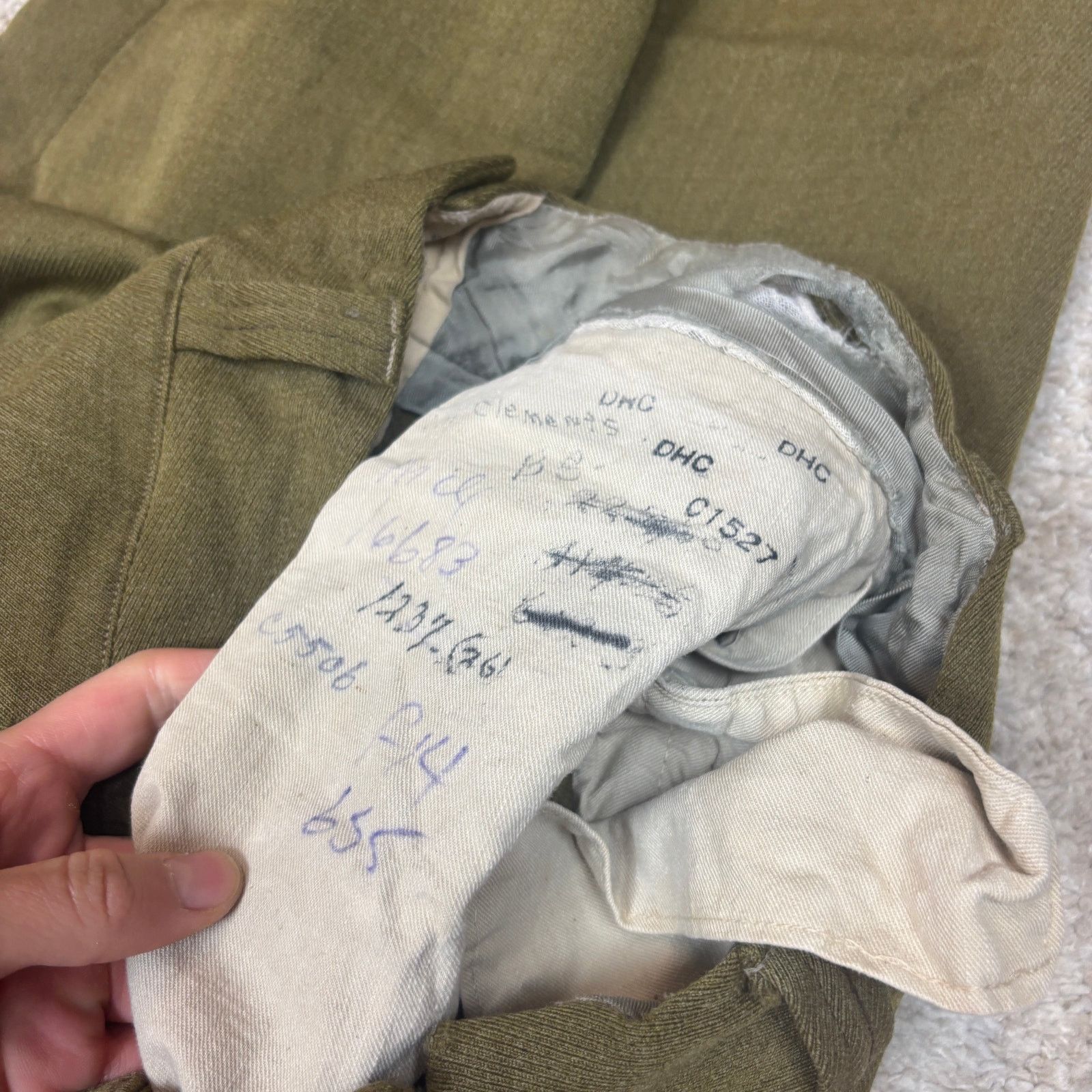 Vintage Vintage 50s 60s Military Army Trousers Pants Men's 28x29.5 Size US 28 / EU 44 - 8 Thumbnail