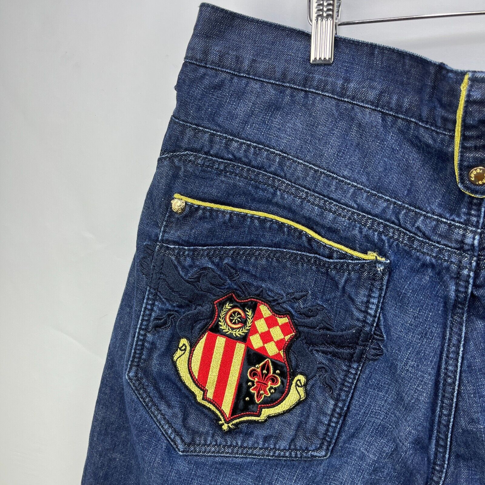 Coogi × Vintage Vintage Y2K Coogi Baggy Denim Jean Shorts 40 HipHop Wide Leg Size US 40 / EU 56 - 3 Thumbnail