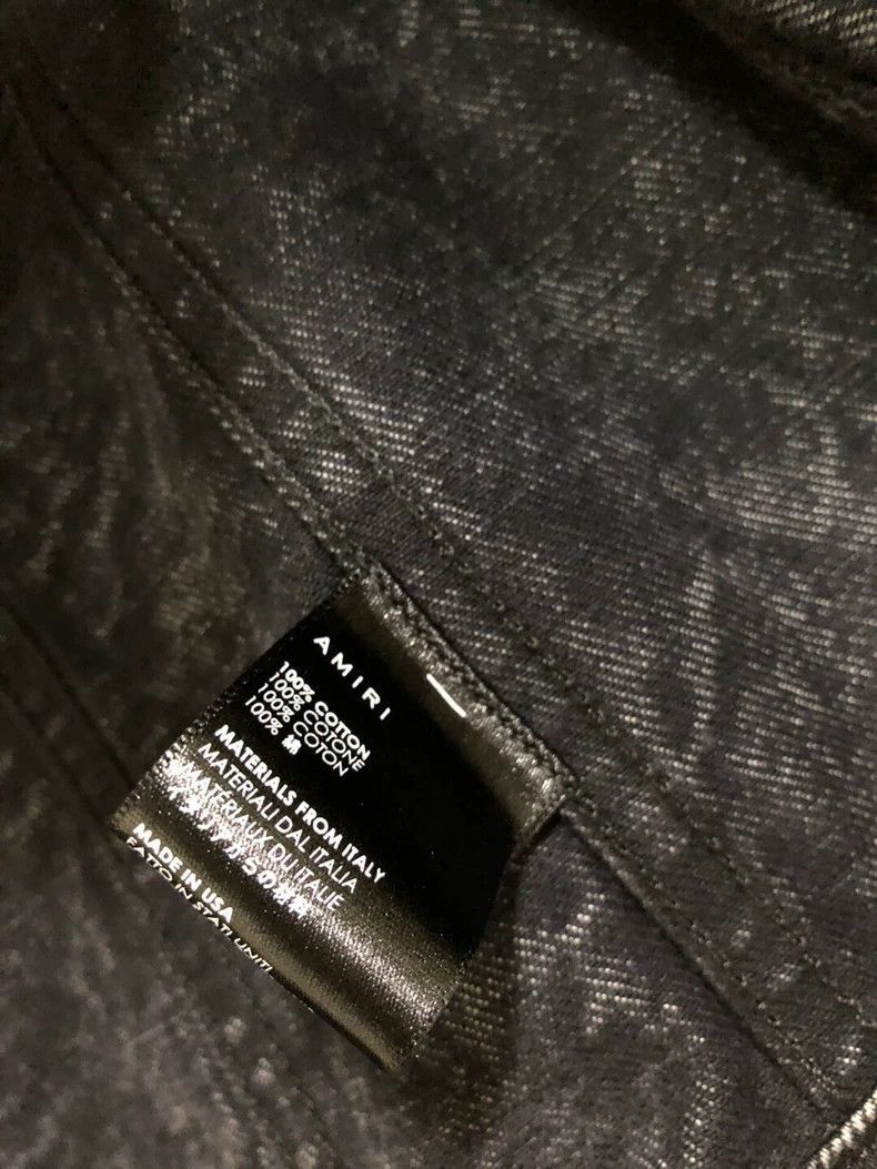 Amiri Amiri black denim jacket-2506 Size US M / EU 48-50 / 2 - 3 Thumbnail