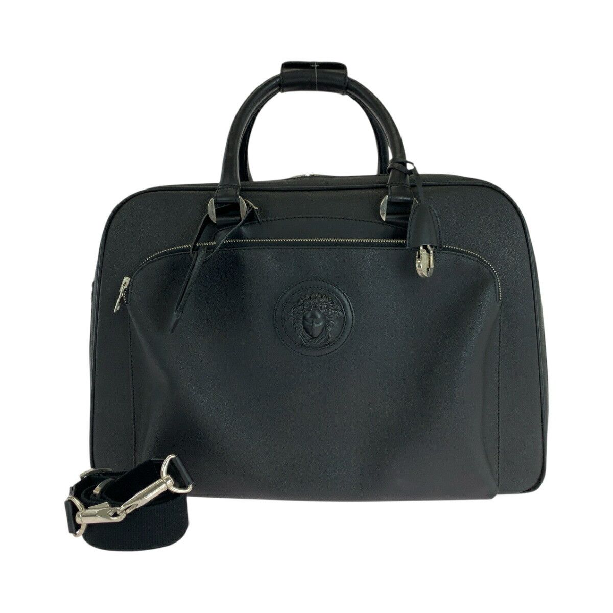 Versace Versace Gianni Versace Medusa Leather 2way Boston Bag Leather Travel Bag DUTY FREE for USA Size ONE SIZE - 1 Thumbnail