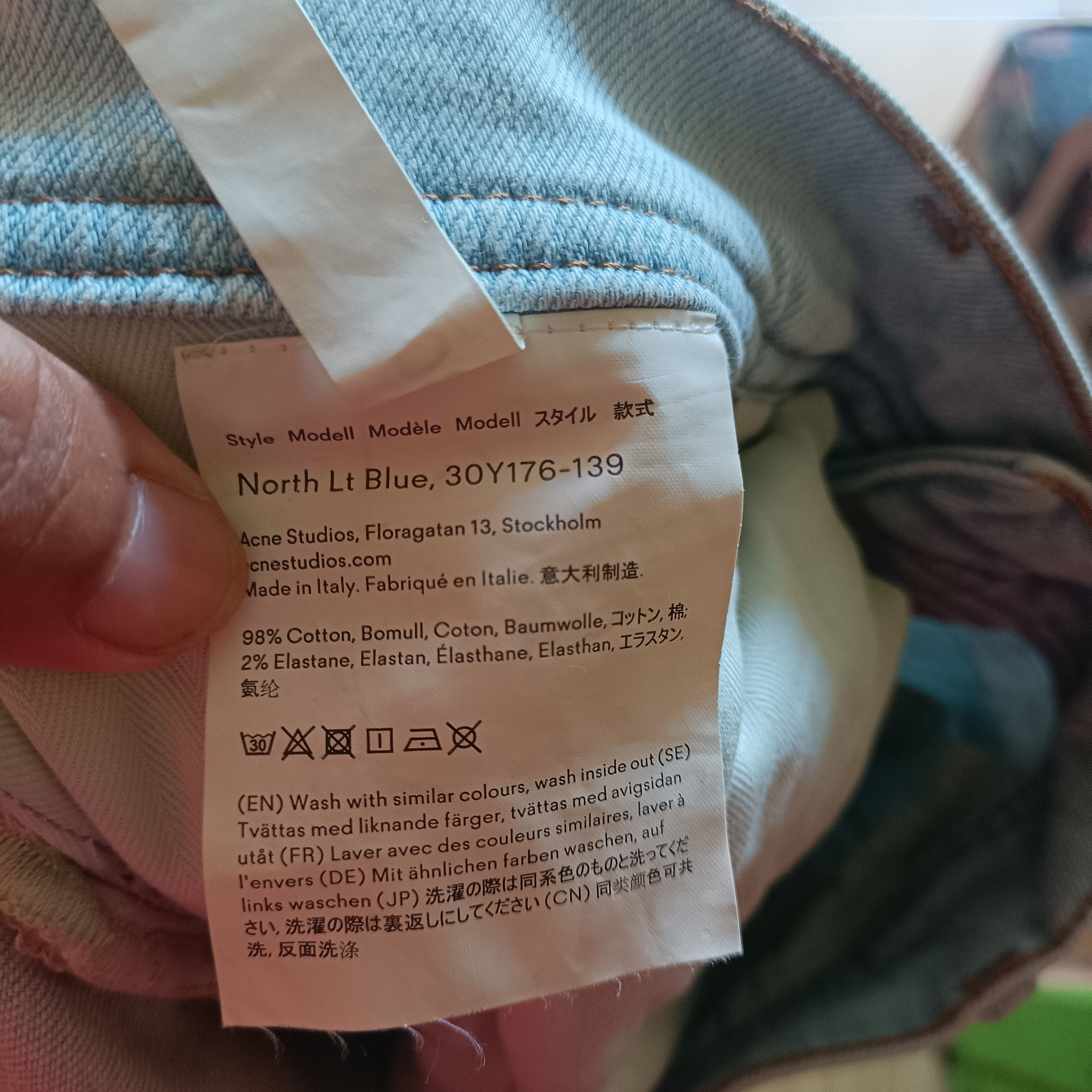 Acne Studios Acne studios bla konst Blue Wash Skinny Jeans Size 32" / US 10 / IT 46 - 14 Thumbnail