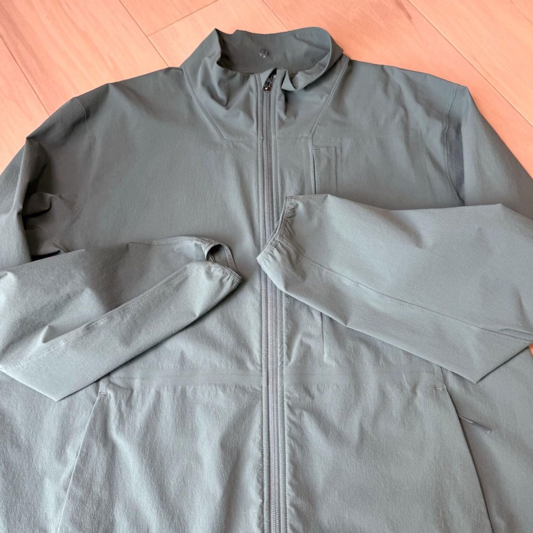 Lululemon Lululemon Sojourn Jacket 2XL Green Full Zip Lightweight Sportswear Men Jacket Size US XXL / EU 58 / 5 - 5 Thumbnail