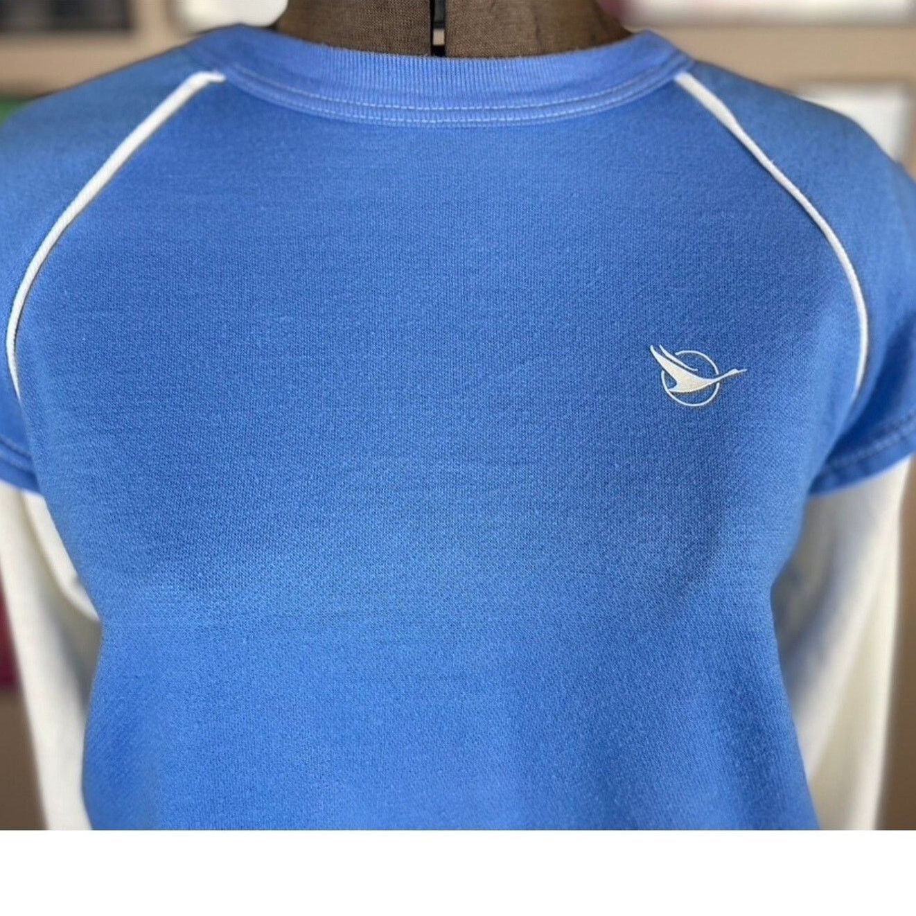 Vintage 80’s JULIE GIRL Layered Sweatshirt Womens (M) Soft Crew USA Size M / US 6-8 / IT 42-44 - 5 Thumbnail