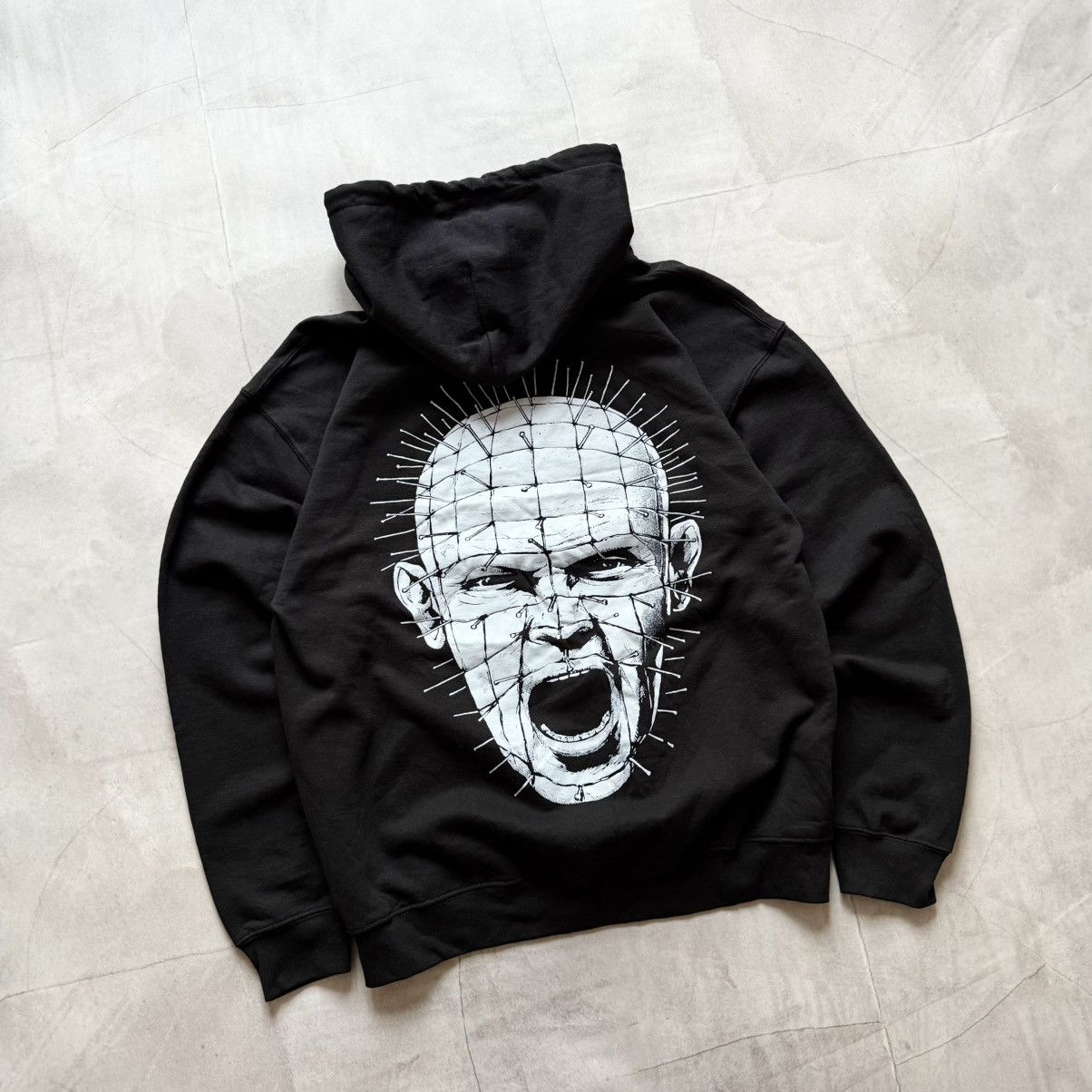 Vintage Hellbound Hellraiser Big Logo Movie Hoodie Y2K Size US L / EU 52-54 / 3 - 1 Thumbnail