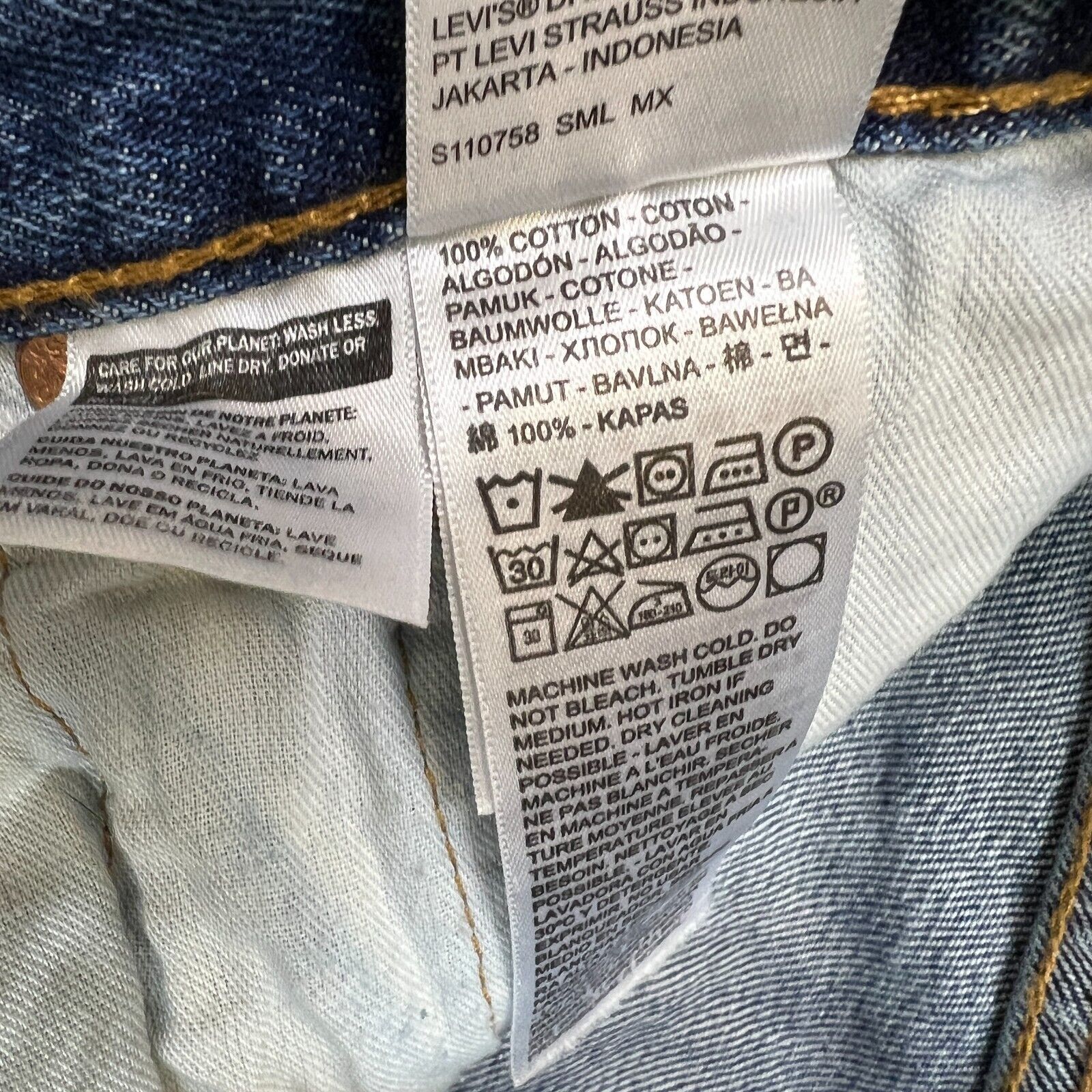 Levi's × Vintage Levi's 501 Jeans 30x30 Original Fit Straight Denim Pants Size US 30 / EU 46 - 10 Thumbnail