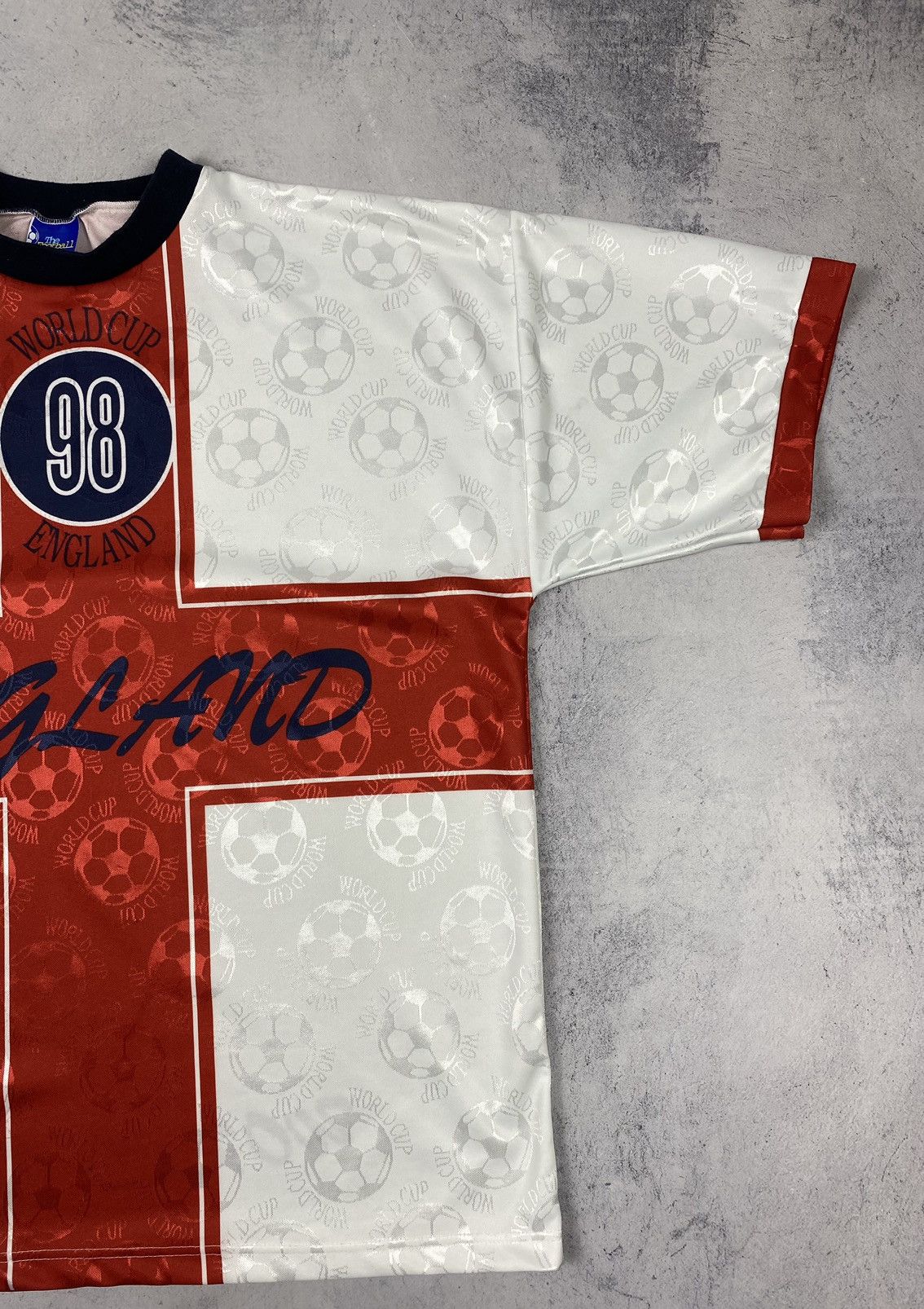 Vintage Vintage England World Cup 1998 Fan Football Jersey Size US XL / EU 56 / 4 - 4 Thumbnail
