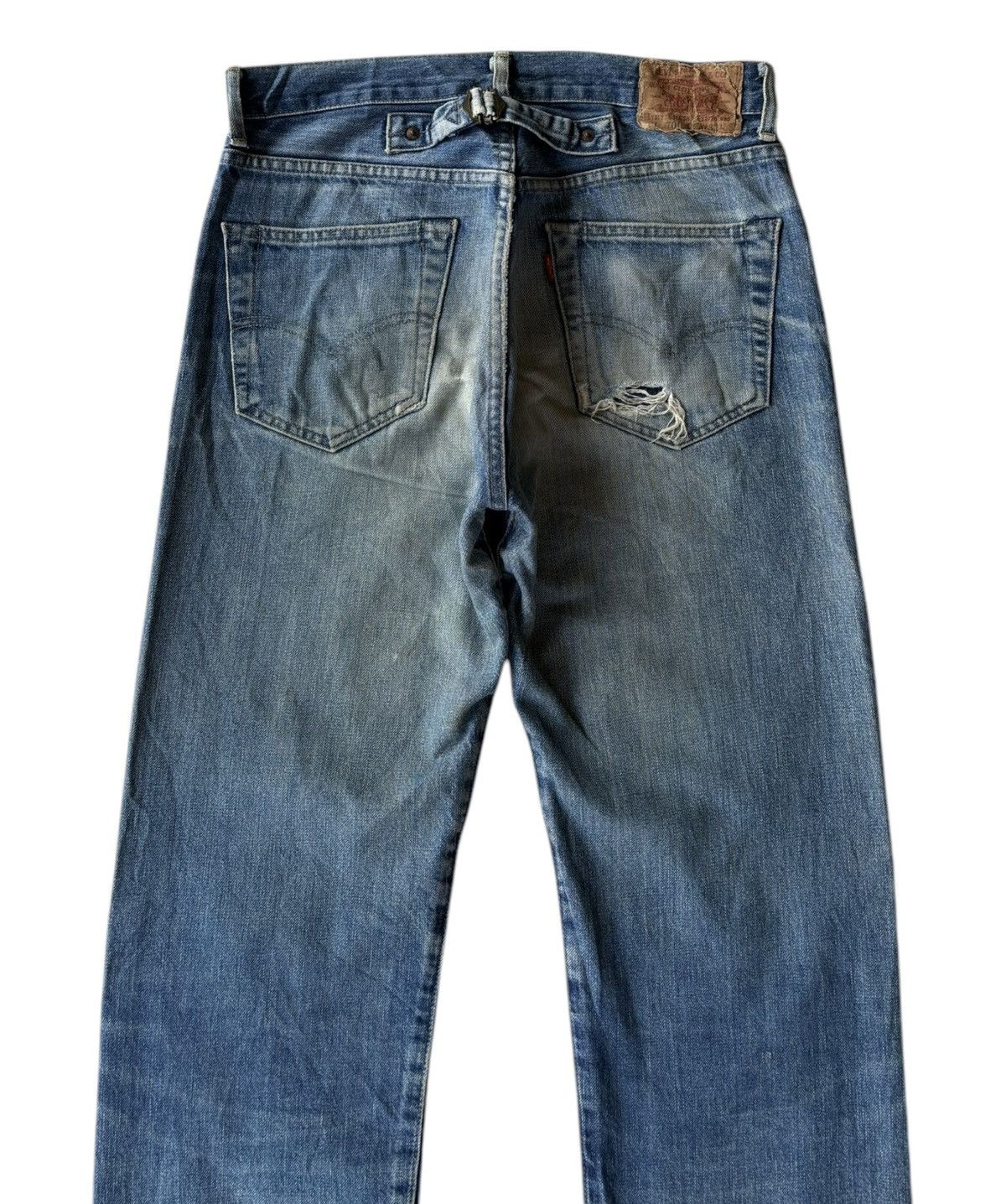 Levi's Vintage 90s Levi’s Big E Buckle Back Lot 701 Selvedge Jeans Size US 32 / EU 48 - 6 Thumbnail
