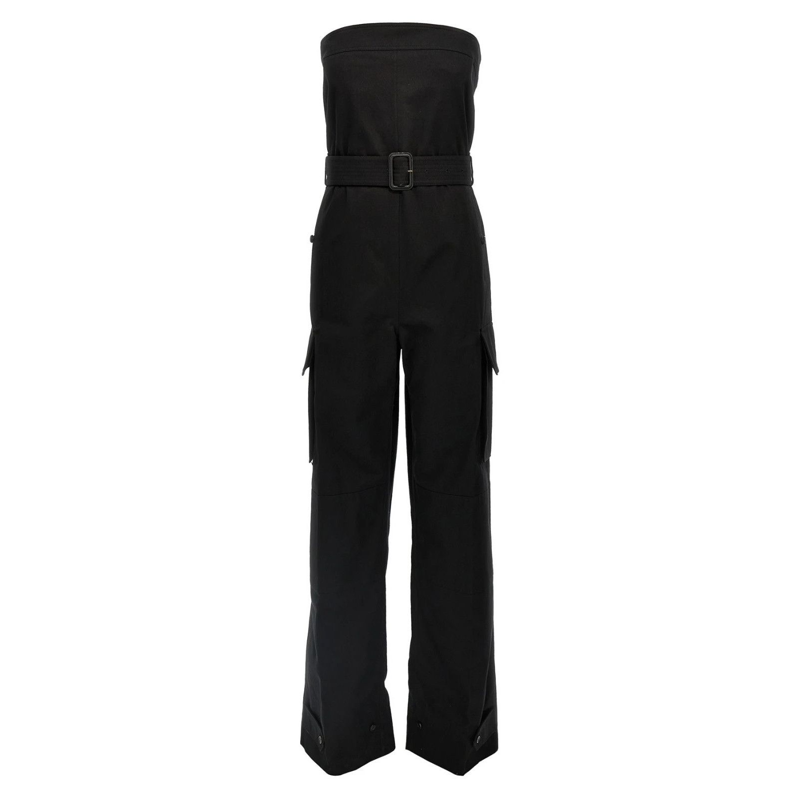 Prada PRADA Cassandre Black Bustier Jumpsuit New & Authentic (Wome Size 28" / US 6 / IT 42 - 1 Thumbnail