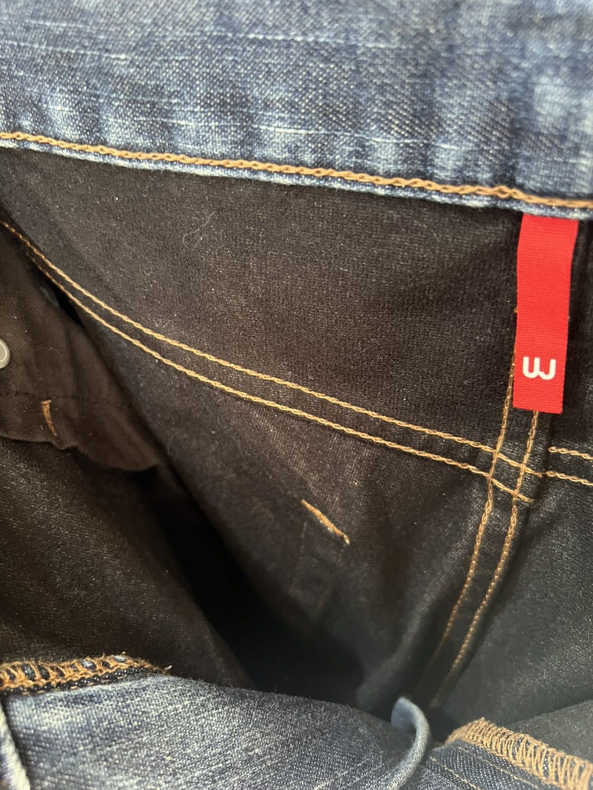 Japanese Brand 🔥Uniqlo UJ Flare Distressed Denim Size US 32 / EU 48 - 11 Thumbnail