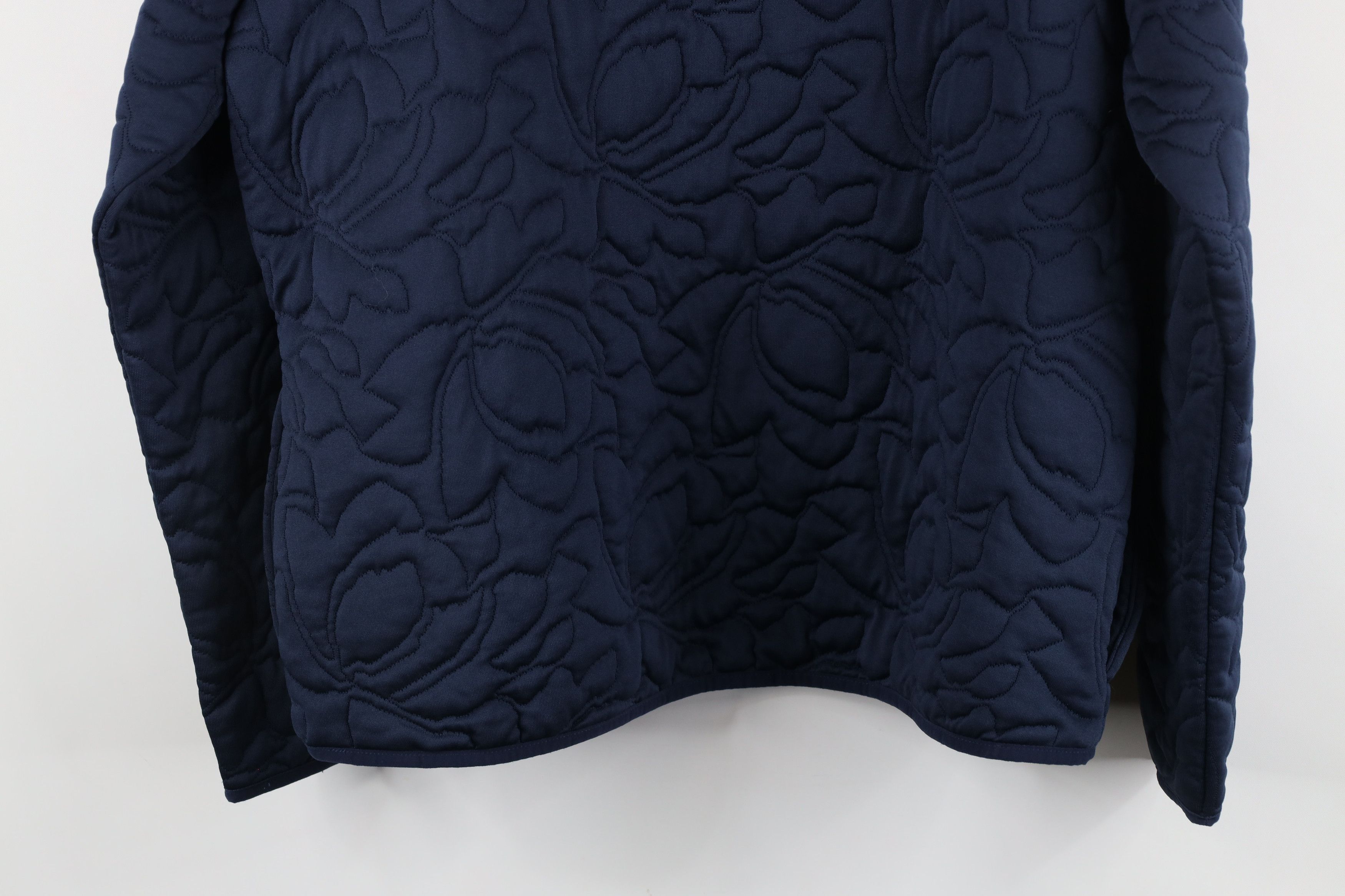 Nike × Vintage Nike Scott Mini Swoosh Quilted Golf Mid Layer Sweatshirt Size L / US 10 / IT 46 - 13 Thumbnail
