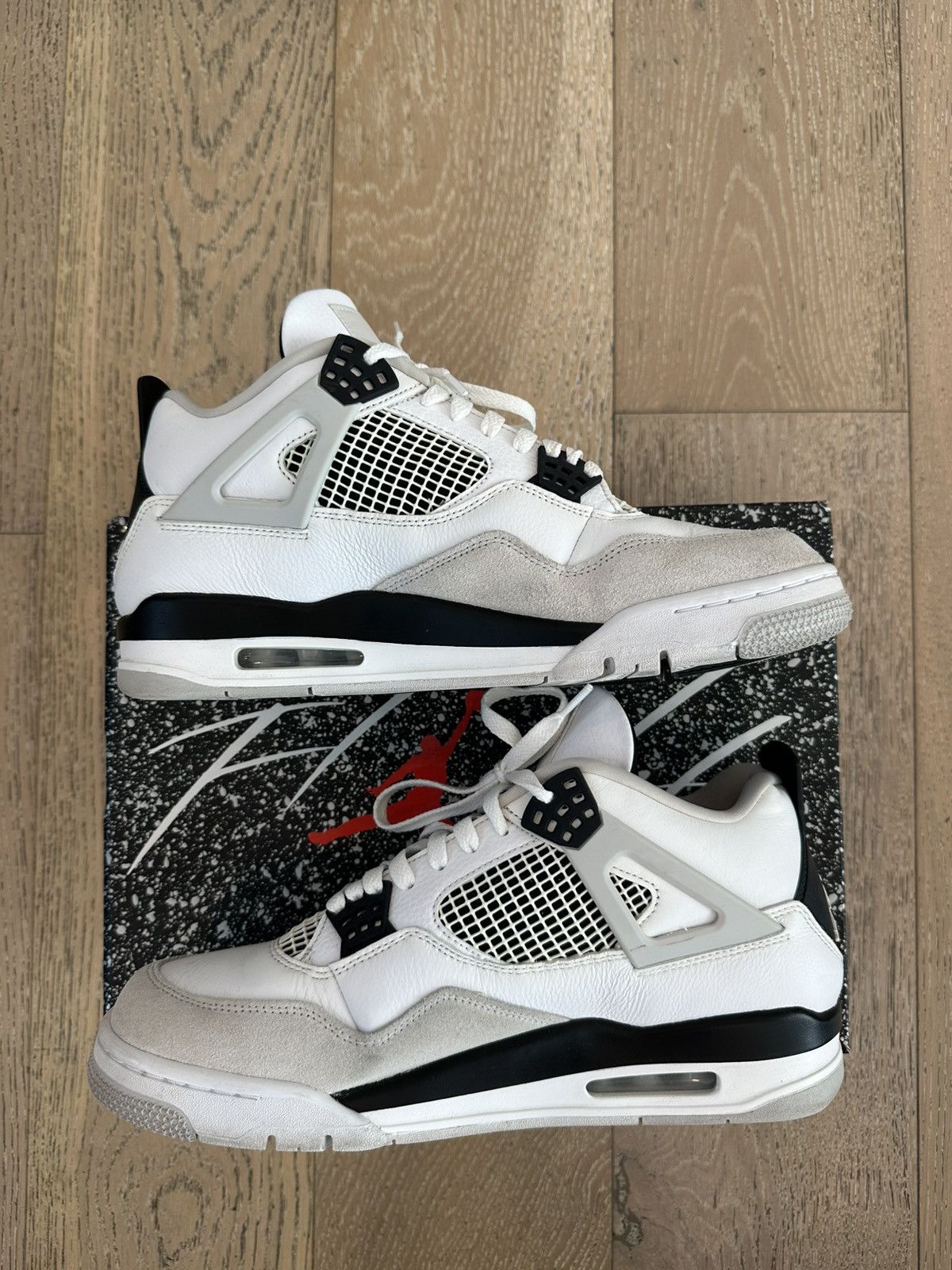 Jordan Brand Jordan 4 Retro Military Black Size US 12 / EU 45 - 5 Thumbnail