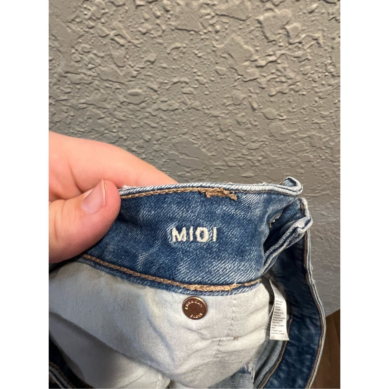 American Eagle Outfitters American Eagle Next Level Stretch Distressed Midi Shorts Wom Size 34" / US 12 / IT 48 - 10 Thumbnail
