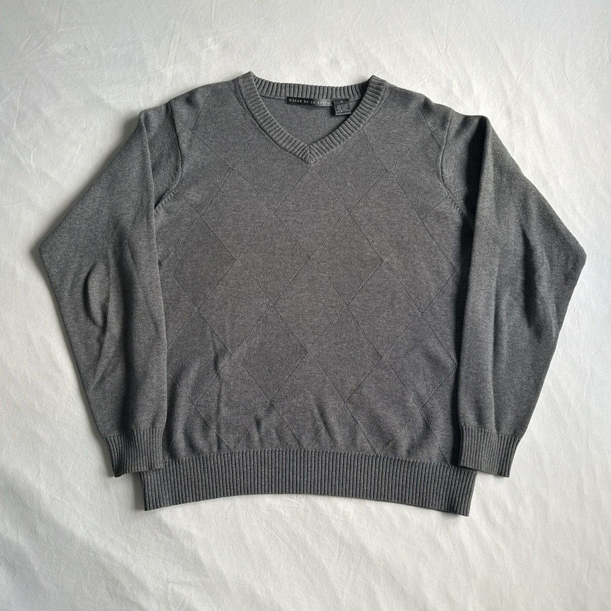 Oscar De La Renta Oscar De La Renta Men’s Knit Sweater Grey Medium Size US M / EU 48-50 / 2 - 1 Thumbnail