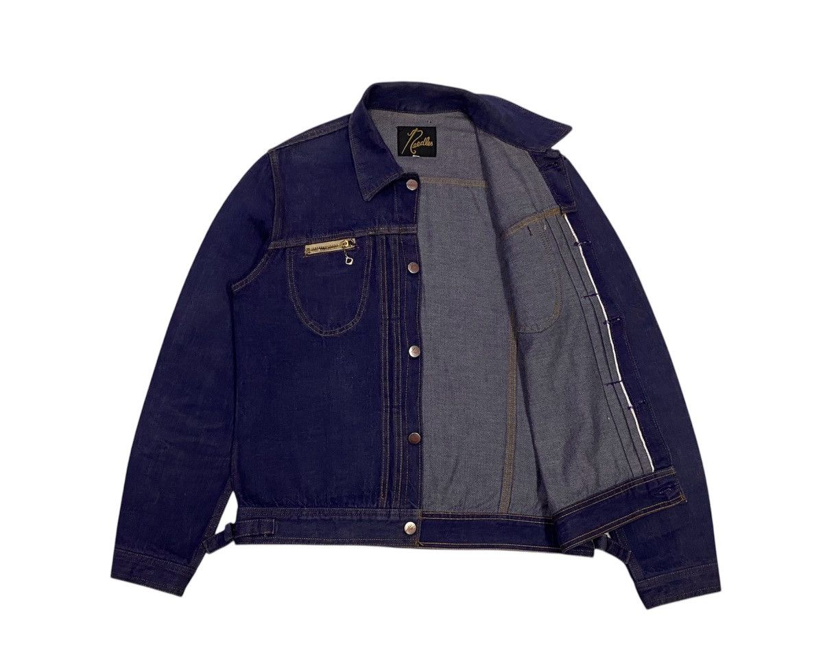 Needles 🪡Needles Selvedge Zip Chest Pocket Denim Jacket Size US S / EU 44-46 / 1 - 2 Thumbnail