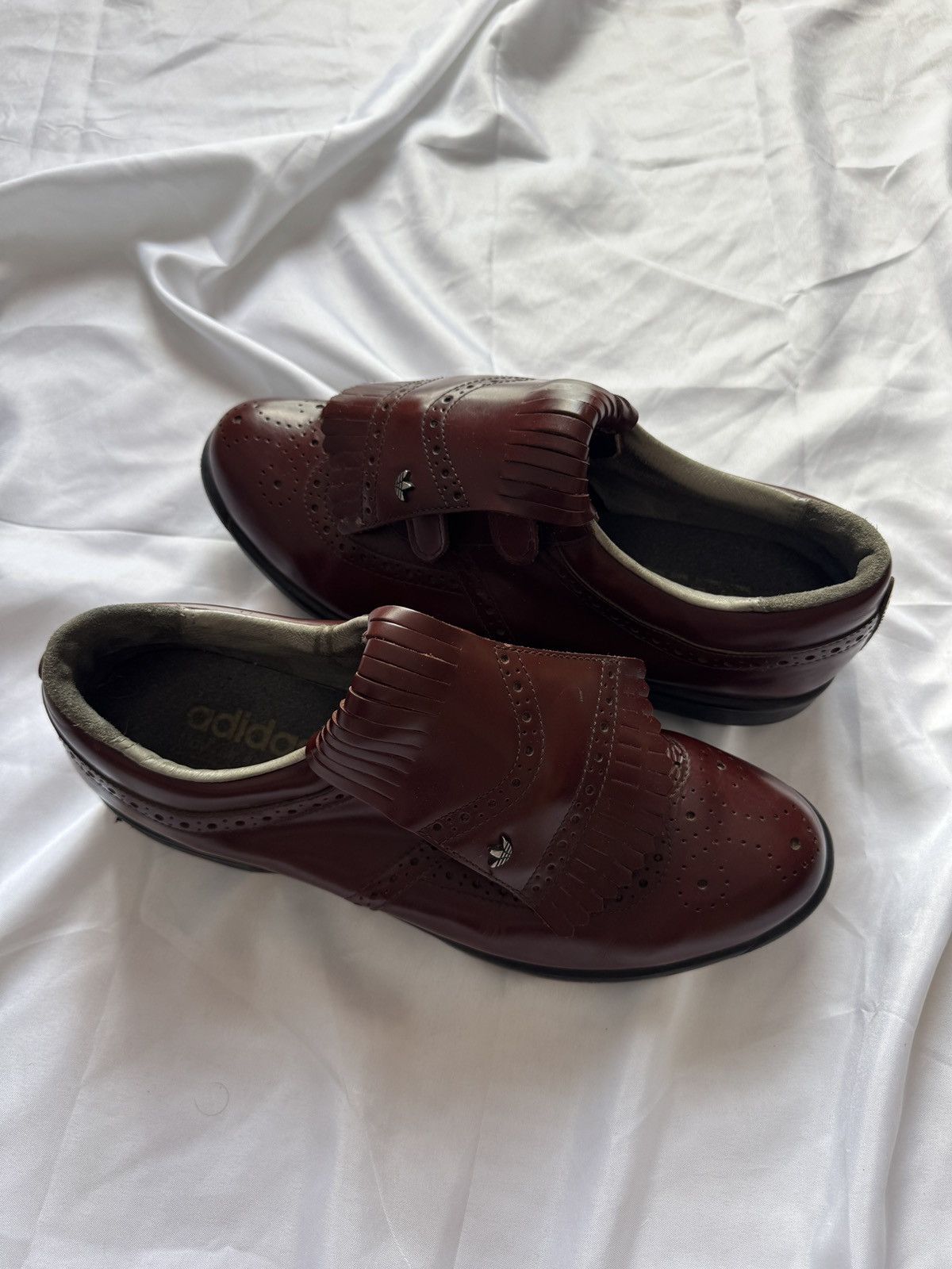 Adidas 1993 Adidas Golf Saddle Vintage Rare Retro Leather Shoes Size US 11 / EU 44 - 5 Thumbnail