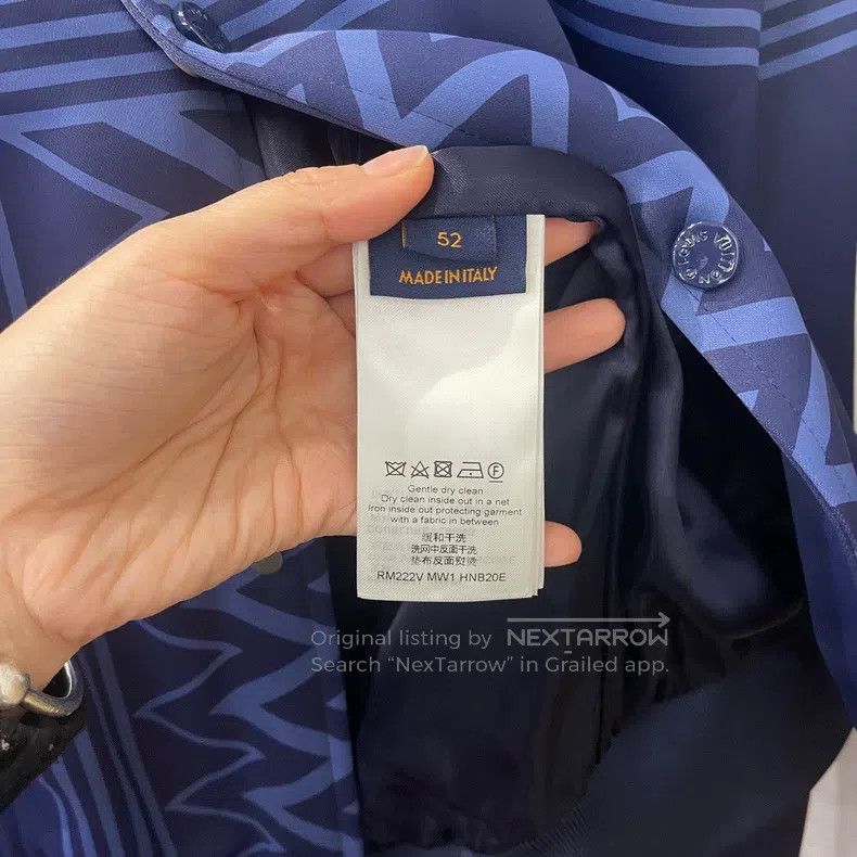 Louis Vuitton Louis Vuitton Striped print jacket Size US L / EU 52-54 / 3 - 3 Thumbnail