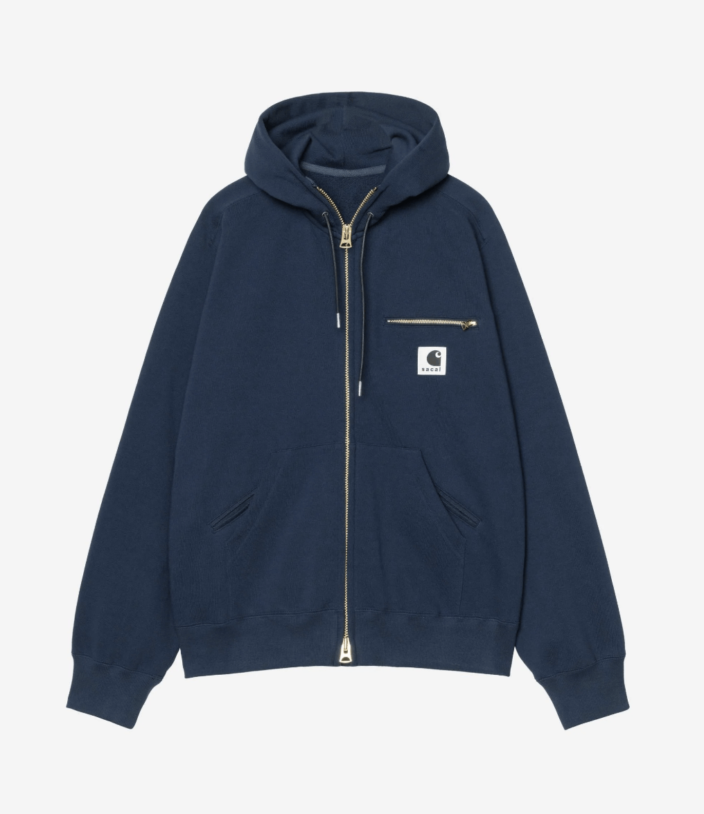 Carhartt Wip × Sacai Sacai x Carhartt WIP Cotton Jersey Hoodie Size Small - 2 JPN Size US S / EU 44-46 / 1 - 10 Thumbnail
