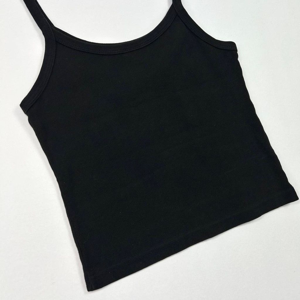 Vintage y2k euro black tank top with print of baby Size S / US 4 / IT 40 - 5 Thumbnail