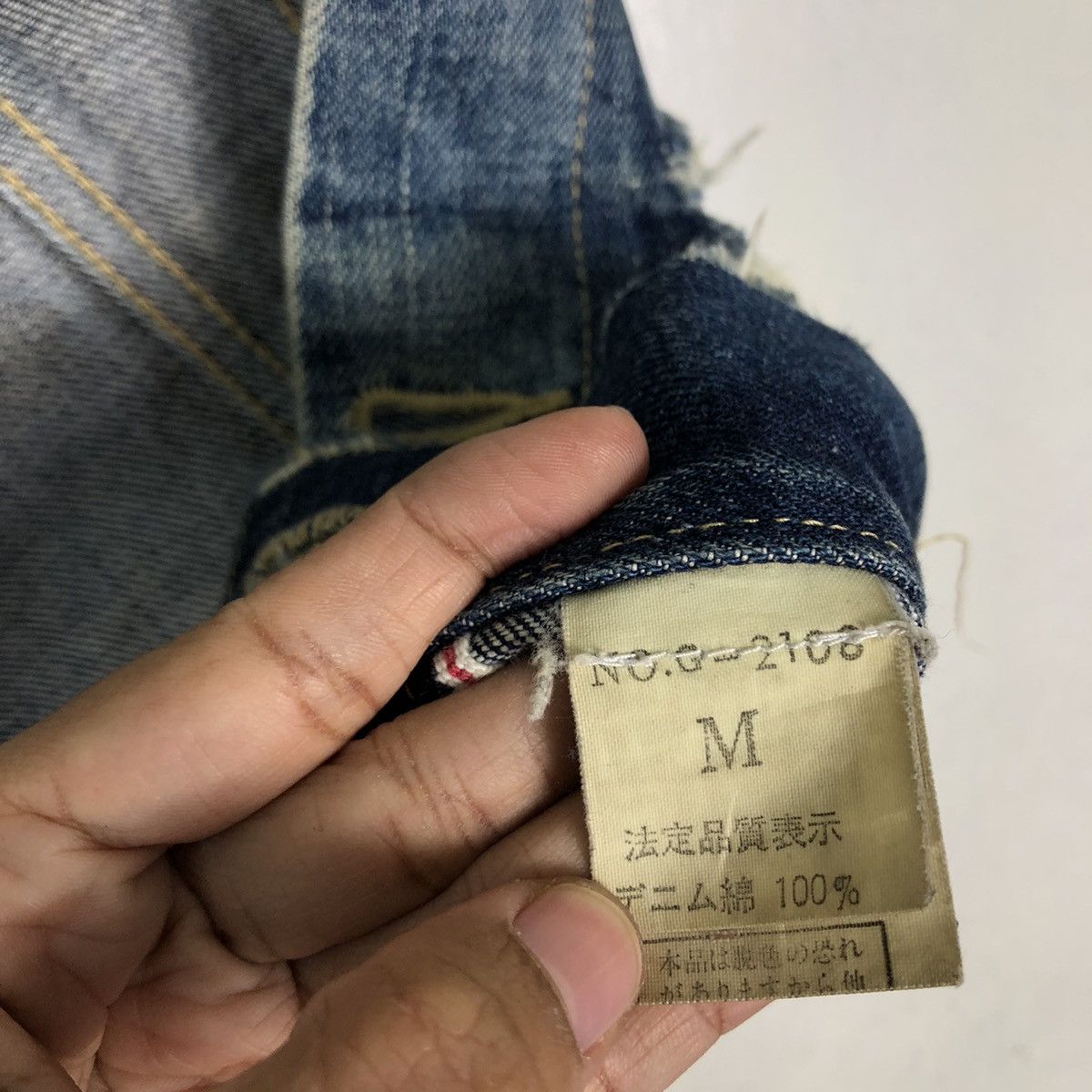 Japanese Brand 🔥Vintage Denim Tank Top Trucker Cafe Racer RSM Issey Miyake Size US M / EU 48-50 / 2 - 17 Thumbnail
