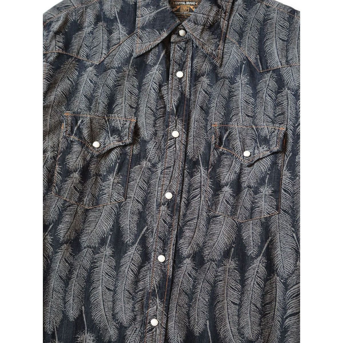 Kapital Kapital Magpie Denim Husky Western feather Shirt size2 Size US M / EU 48-50 / 2 - 5 Thumbnail