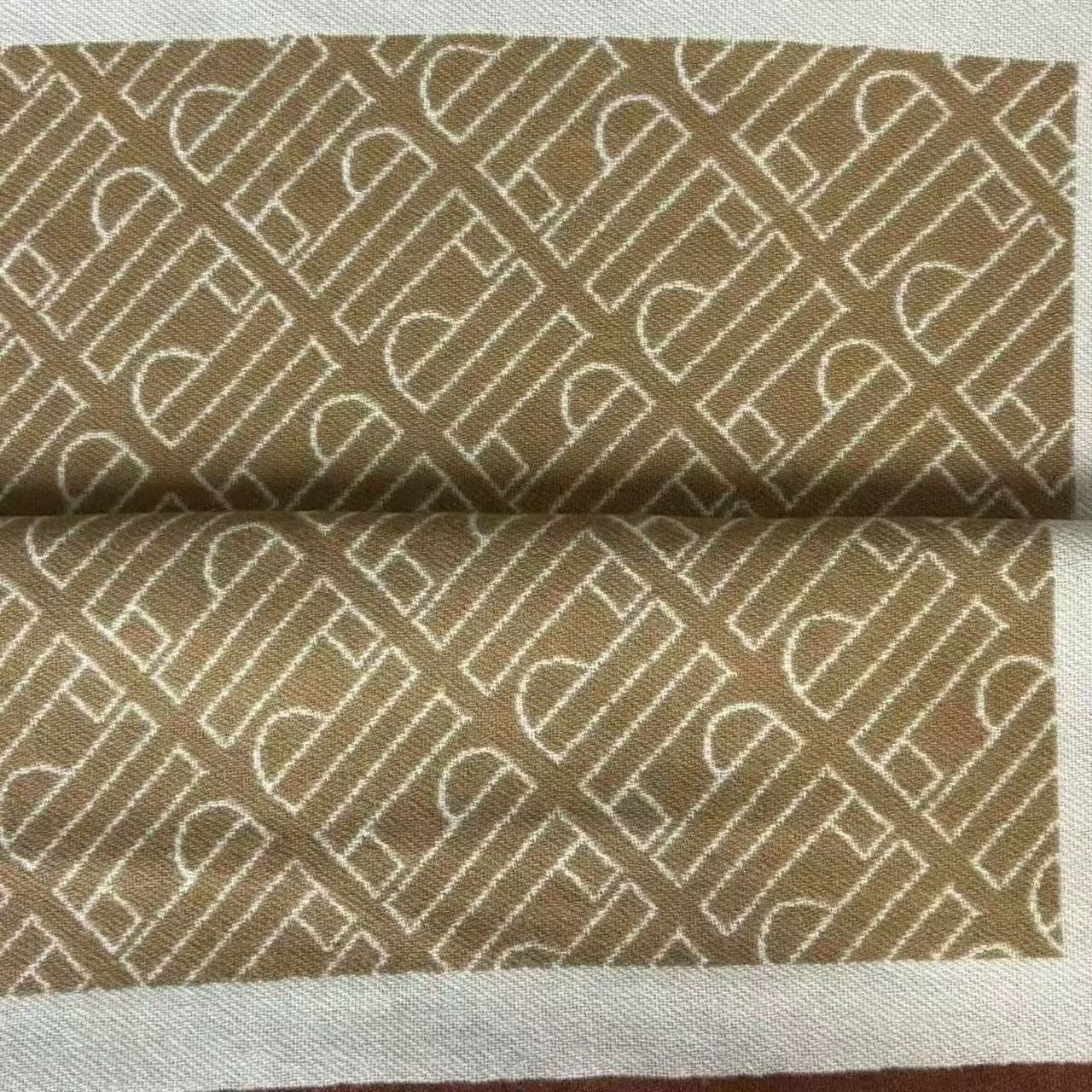 Loro Piana Loro Piana Brown Printed Cashmere Scarf Size ONE SIZE - 5 Thumbnail