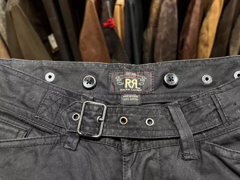 RRL Ralph Lauren RRL Ralph Lauren Limited edition motorcycle wax pants Size US 34 / EU 50 - 3 Thumbnail