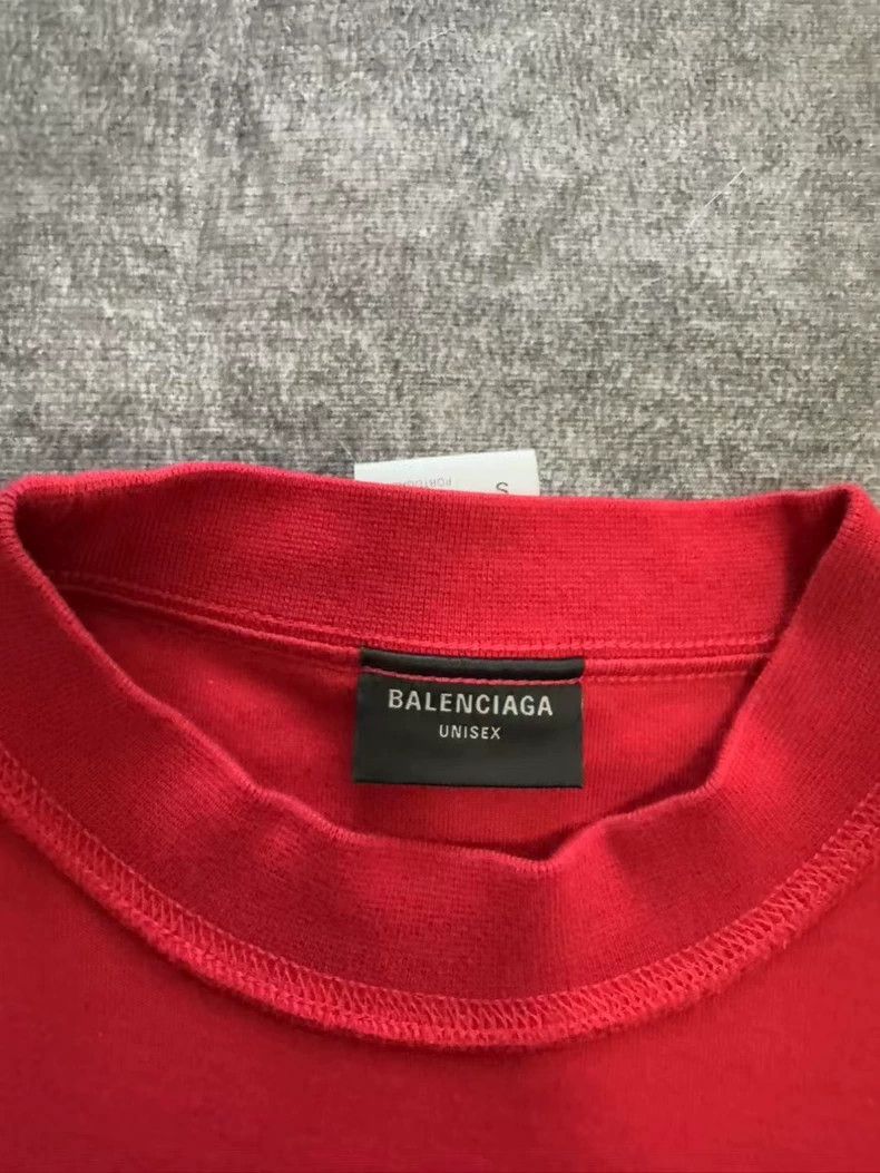 Balenciaga Balenciaga Solid color logo with short sleeves on both sid Size US S / EU 44-46 / 1 - 4 Thumbnail
