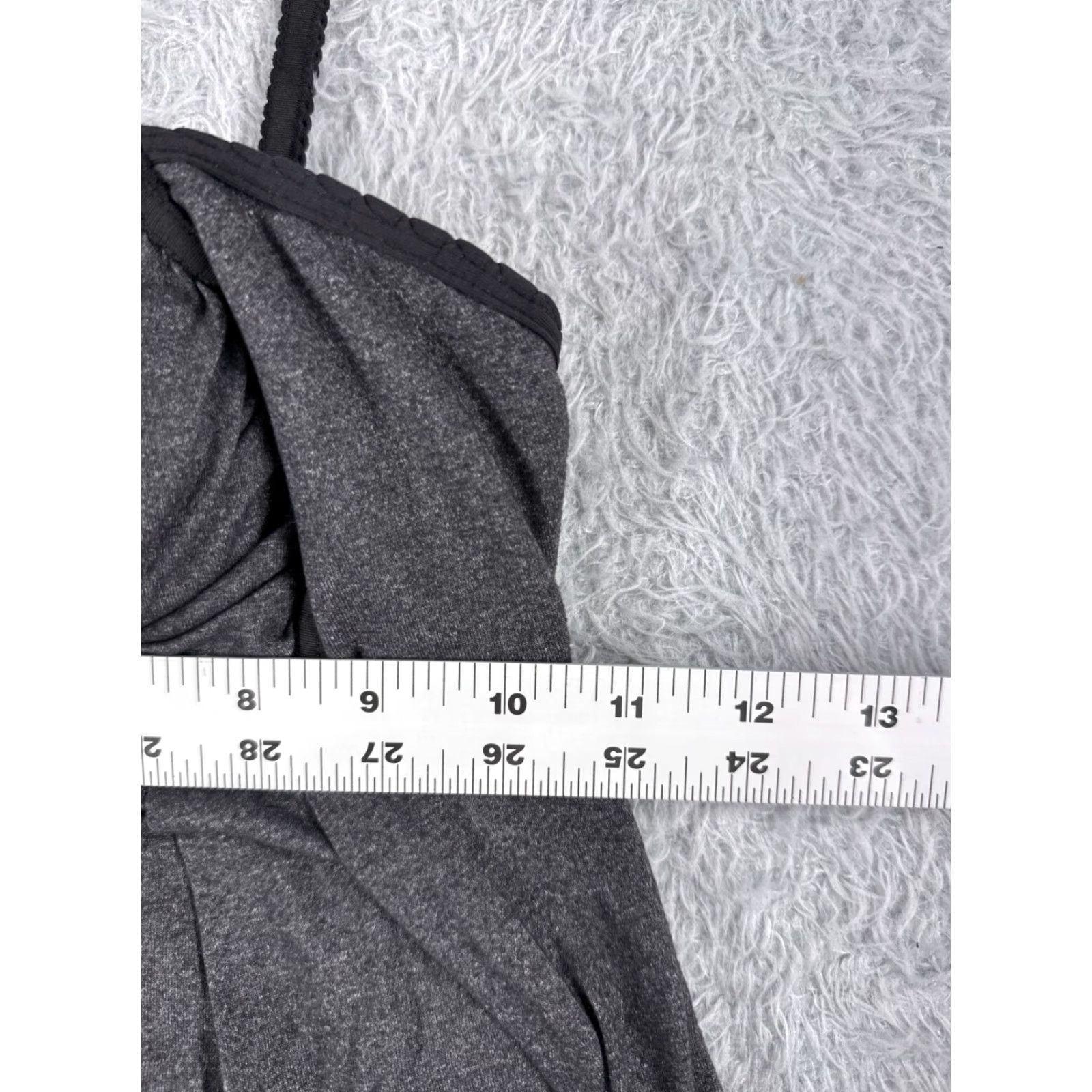 Lululemon Lululemon Shirt Women Tank Gray Black Sleeveless Spaghetti Strap Luxtreme Fabric W1899S 4 XS? Size S / US 4 / IT 40 - 7 Thumbnail