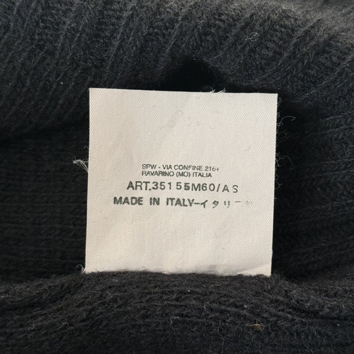 Stone Island Stone Island Vintage Wool Sweater AW01 Knit L Black Size US L / EU 52-54 / 3 - 16 Thumbnail