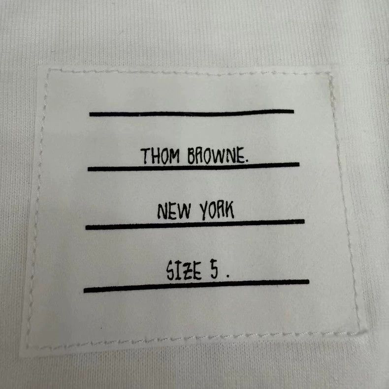 Thom Browne Thom browne White pocket striped short sleeves 2504-Nextarr Size US XXL / EU 58 / 5 - 6 Thumbnail