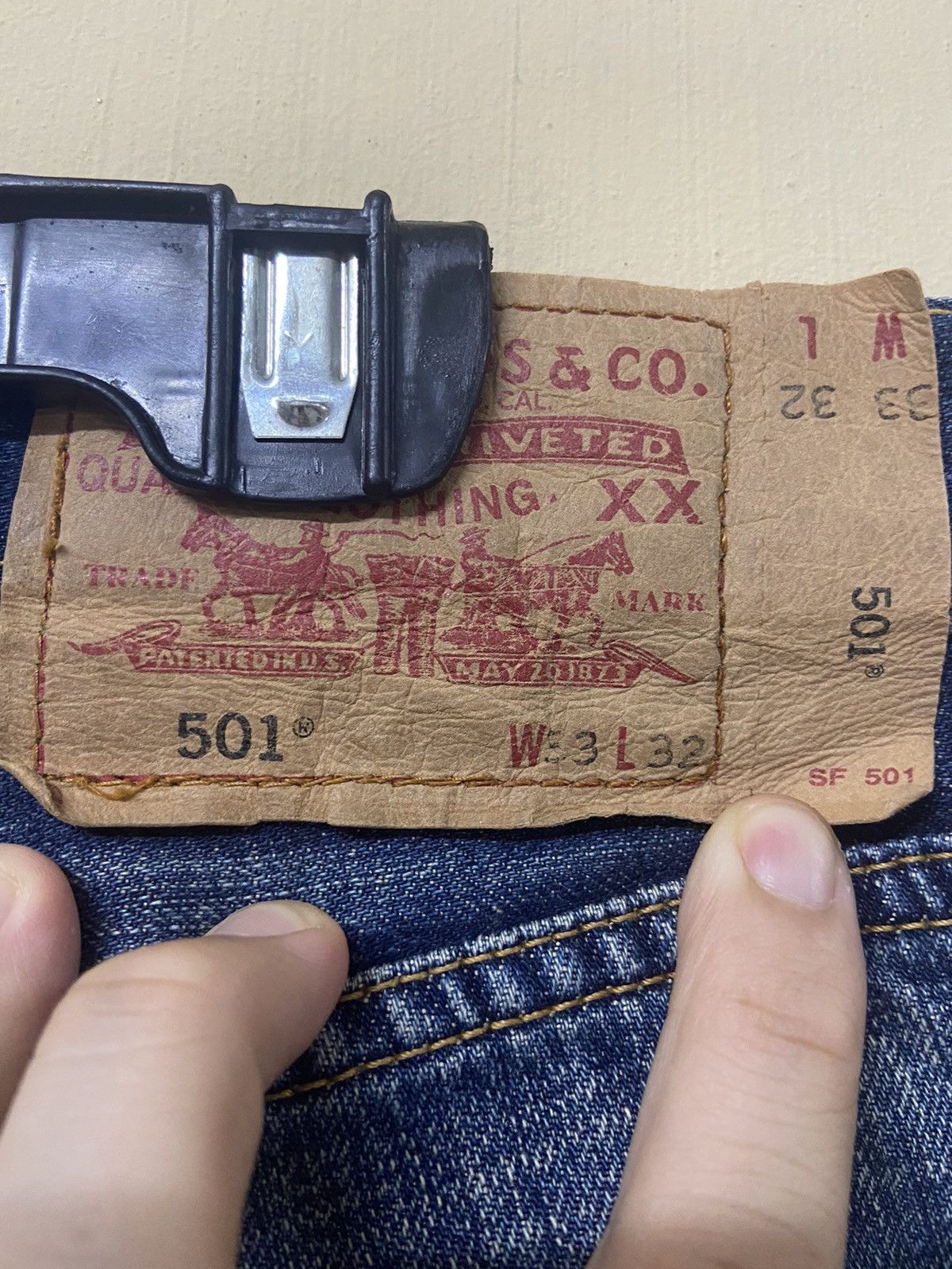 Japanese Brand × Levi's × Vintage Vintage Levis Japan Button Fly Size US 34 / EU 50 - 11 Thumbnail