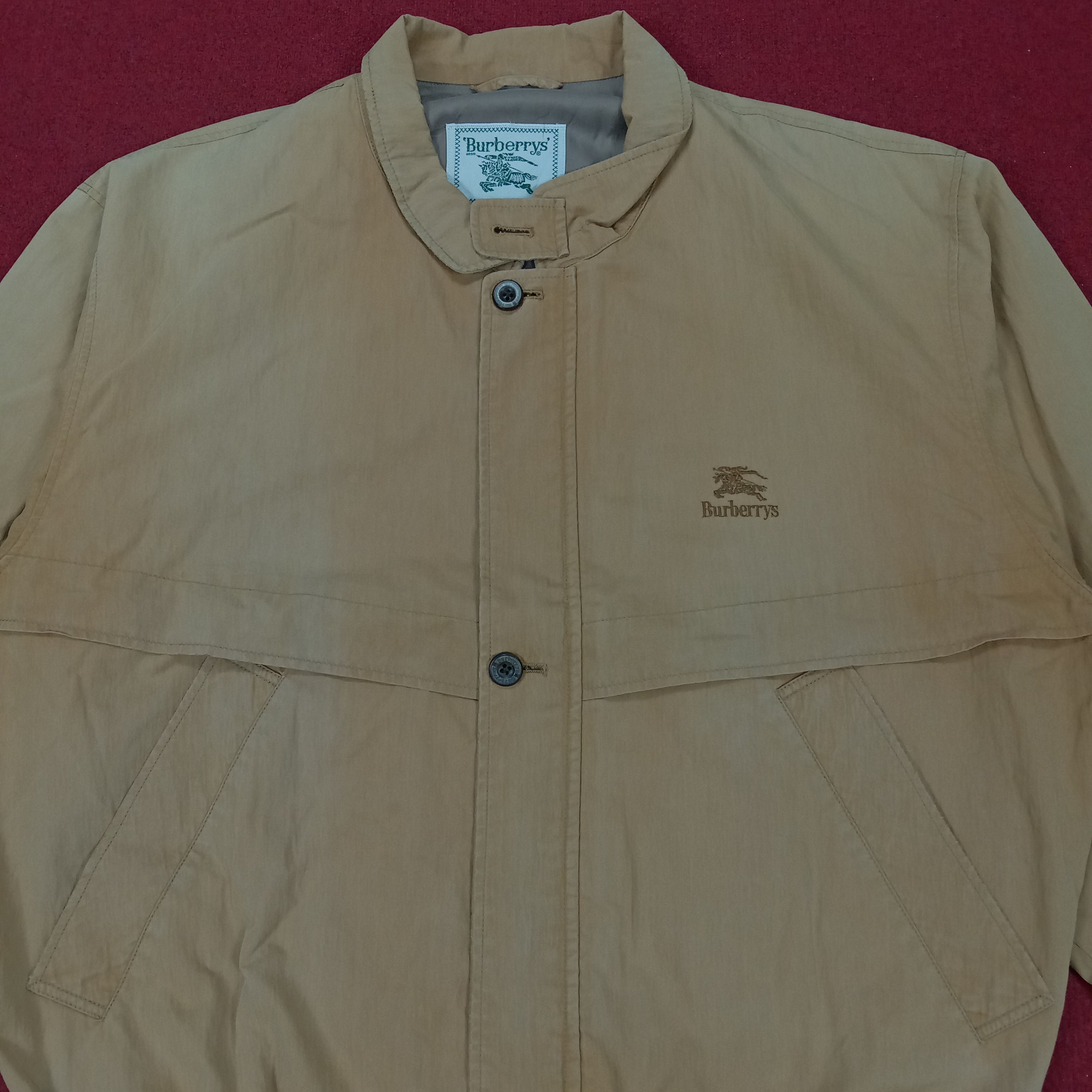 Burberry × Vintage Burberrys Luxury Brand Small Logo Design Jacket Size US L / EU 52-54 / 3 - 2 Thumbnail