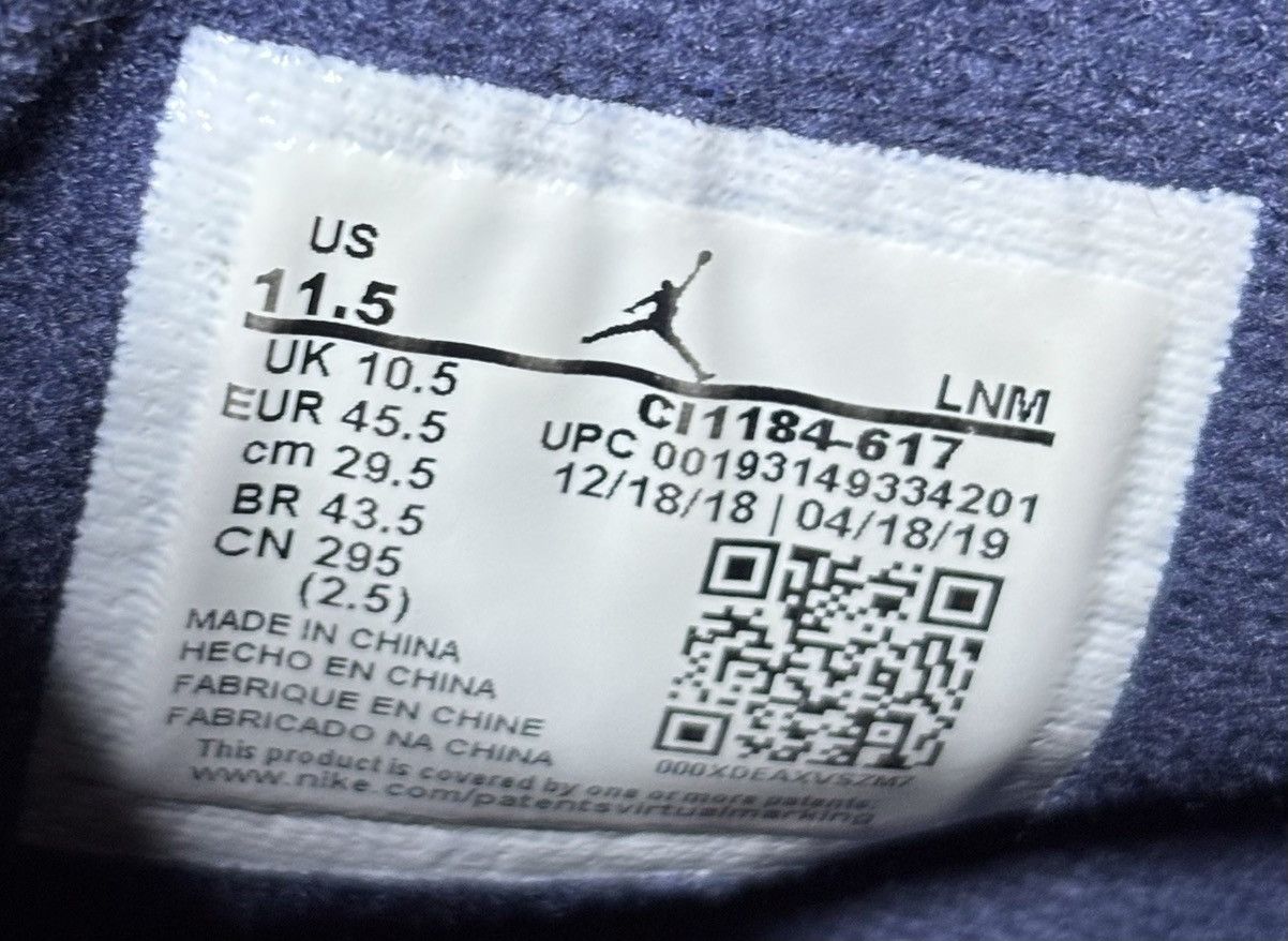 Jordan Brand Jordan 4 Retro FIBA 2019 Size 11.5 Size US 11.5 / EU 44-45 - 6 Thumbnail