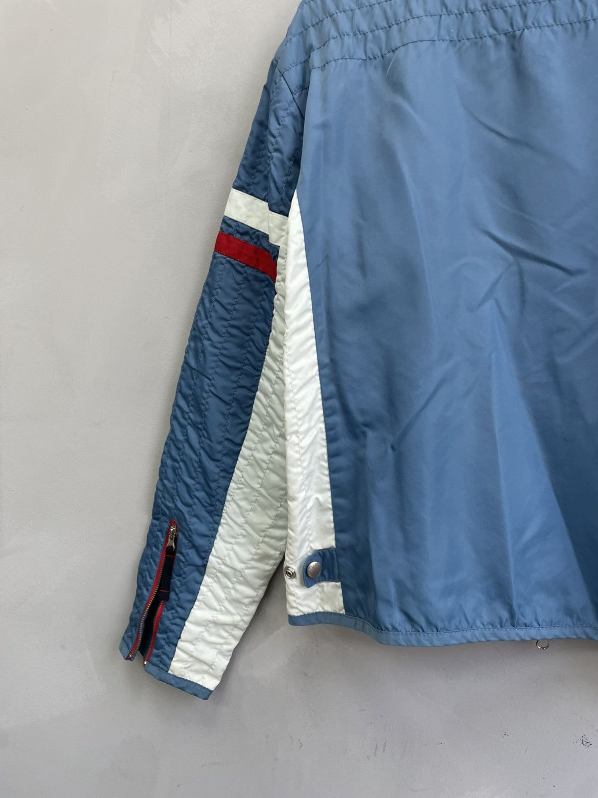 Energie Energie nylon racing moto jacket cropped y2k Size US XL / EU 56 / 4 - 11 Thumbnail