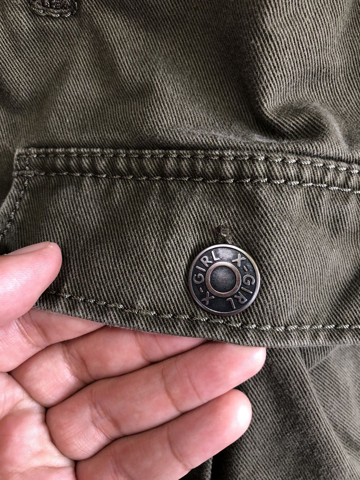 Hysteric Glamour × Japanese Brand × Le Grande Bleu (L.G.B.) VINTAGE X-GIRL MILITARY JACKET Size US M / EU 48-50 / 2 - 6 Thumbnail