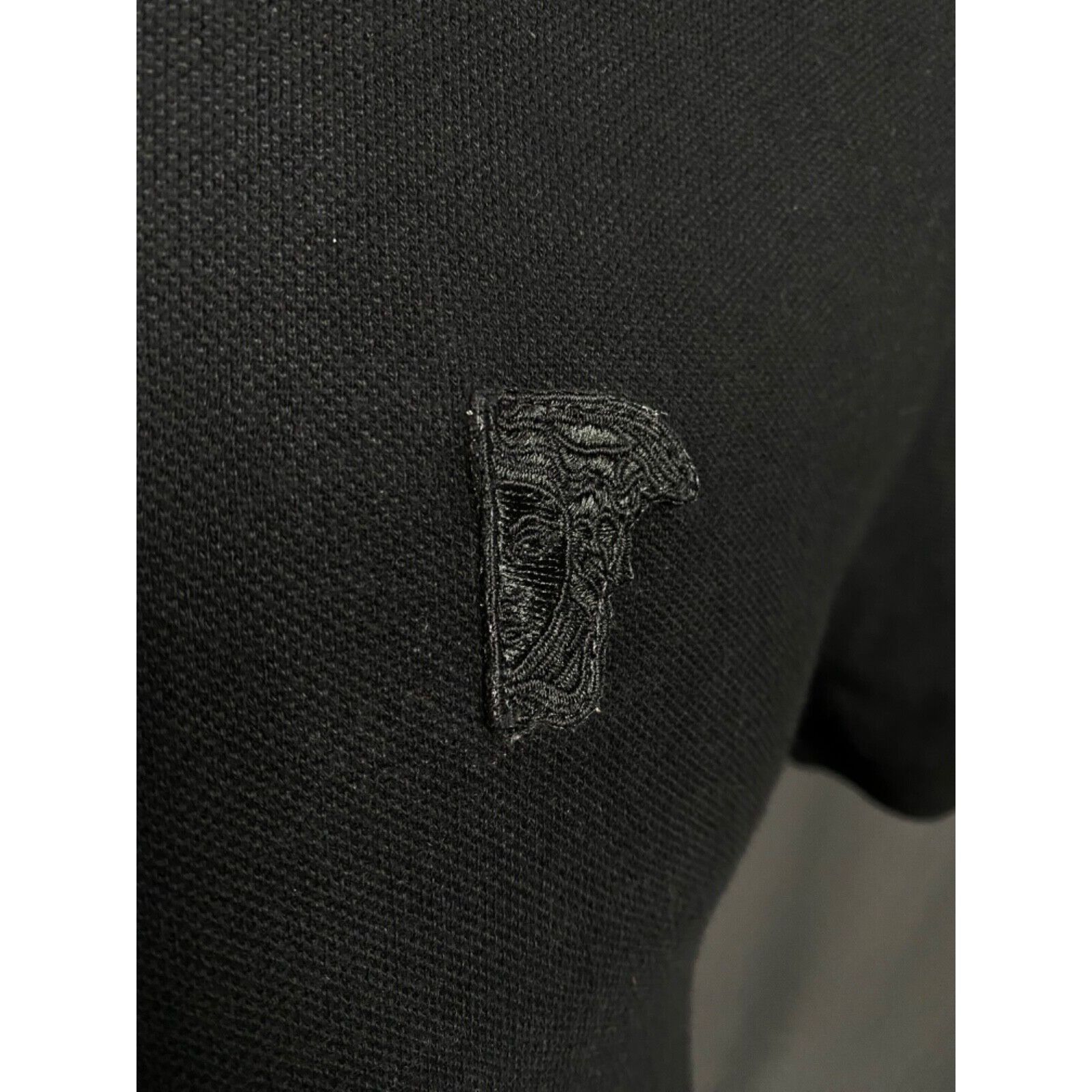 Versace Versace Collection Small Logo Men's Black Polo T-Shirt Size Size US S / EU 44-46 / 1 - 8 Thumbnail