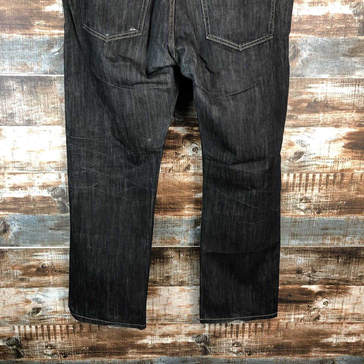 Uniqlo DL Uniqlo Jeans Black Distressed Denim Pants #C156 Size US 38 / EU 54 - 15 Thumbnail