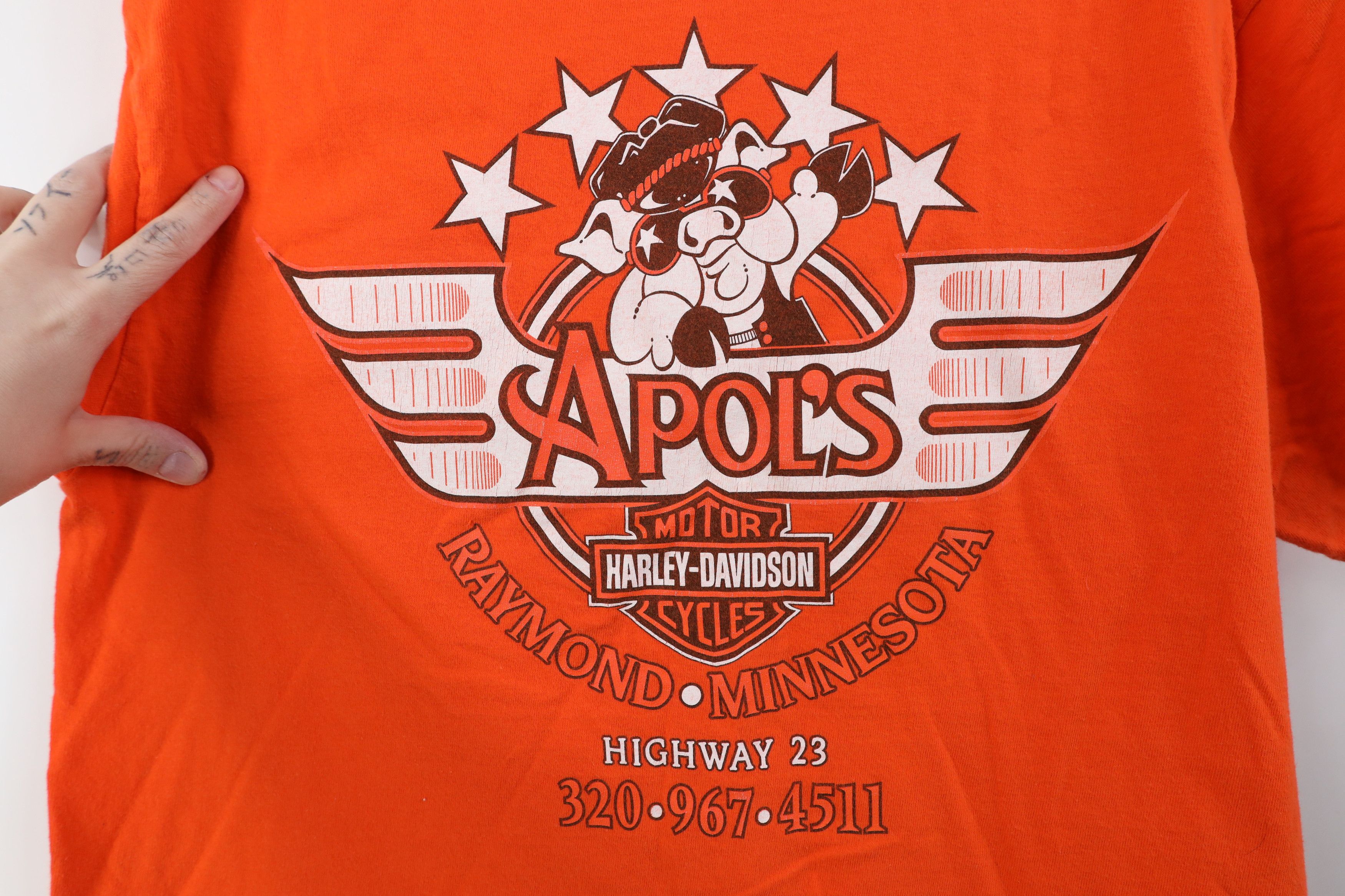 Harley Davidson Vintage 90s Harley Davidson Spell Short Sleeve T-Shirt USA Size US M / EU 48-50 / 2 - 8 Thumbnail