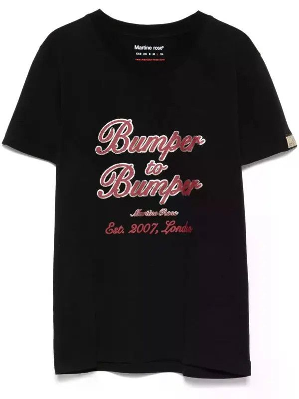 Martine Rose o1mle0226 Classic T-Shirt in Black Size US XS / EU 42 / 0 - 1 Thumbnail