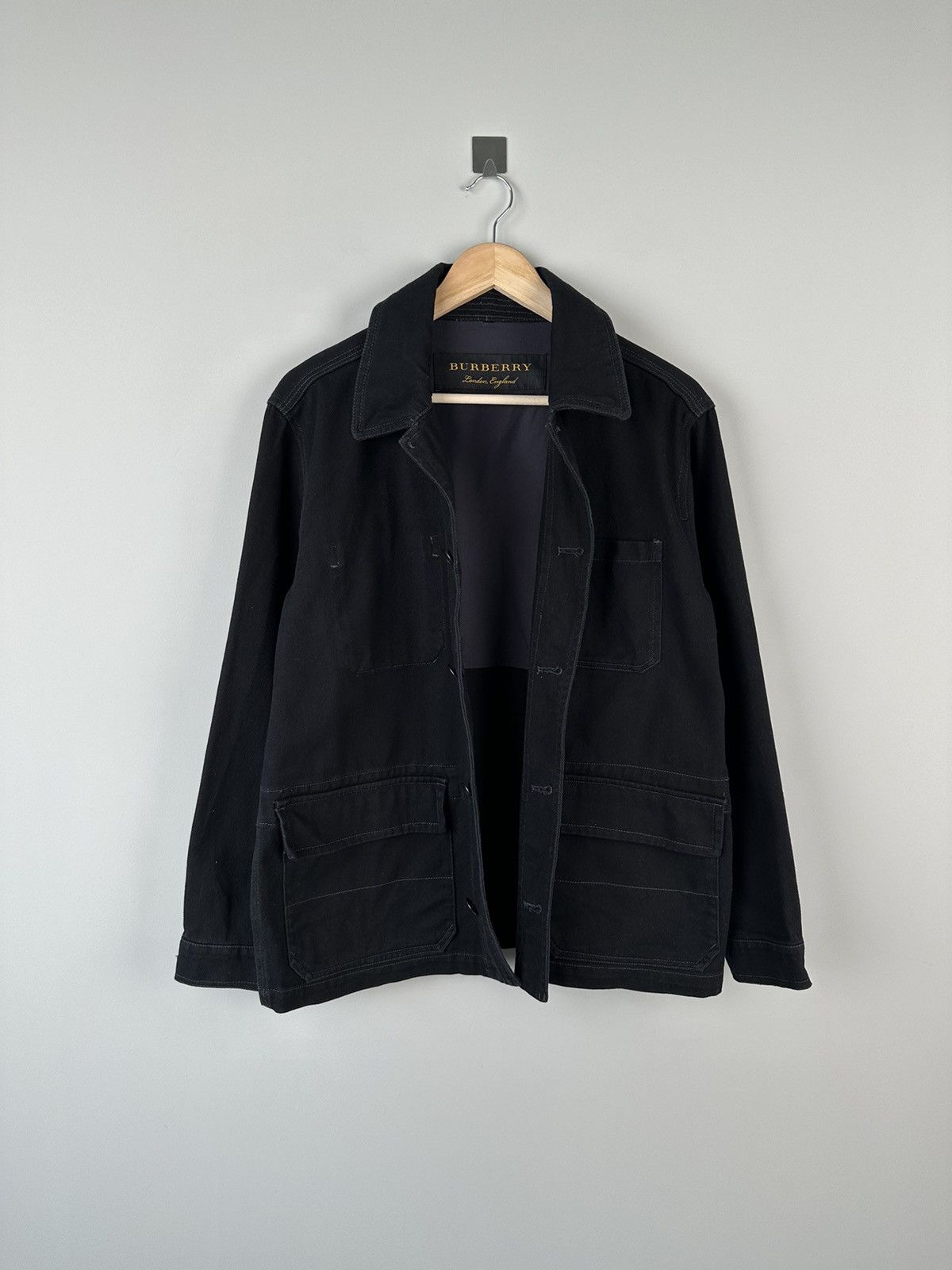 Burberry Burberry Black Canvas Mohawk Face Paint Jacket Size US M / EU 48-50 / 2 - 4 Thumbnail