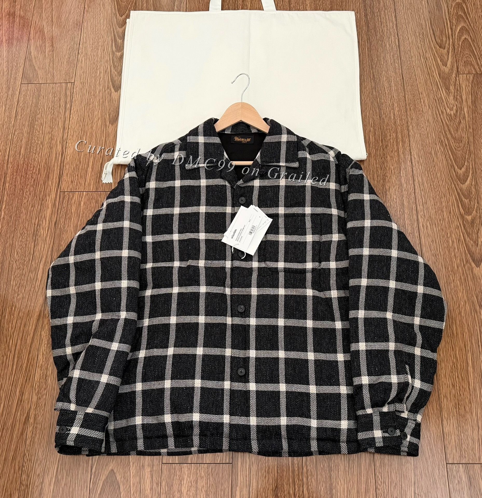Visvim VISVIM 25SS KEESEY CHECK DOWN JKT Plaid down shirt jacket
