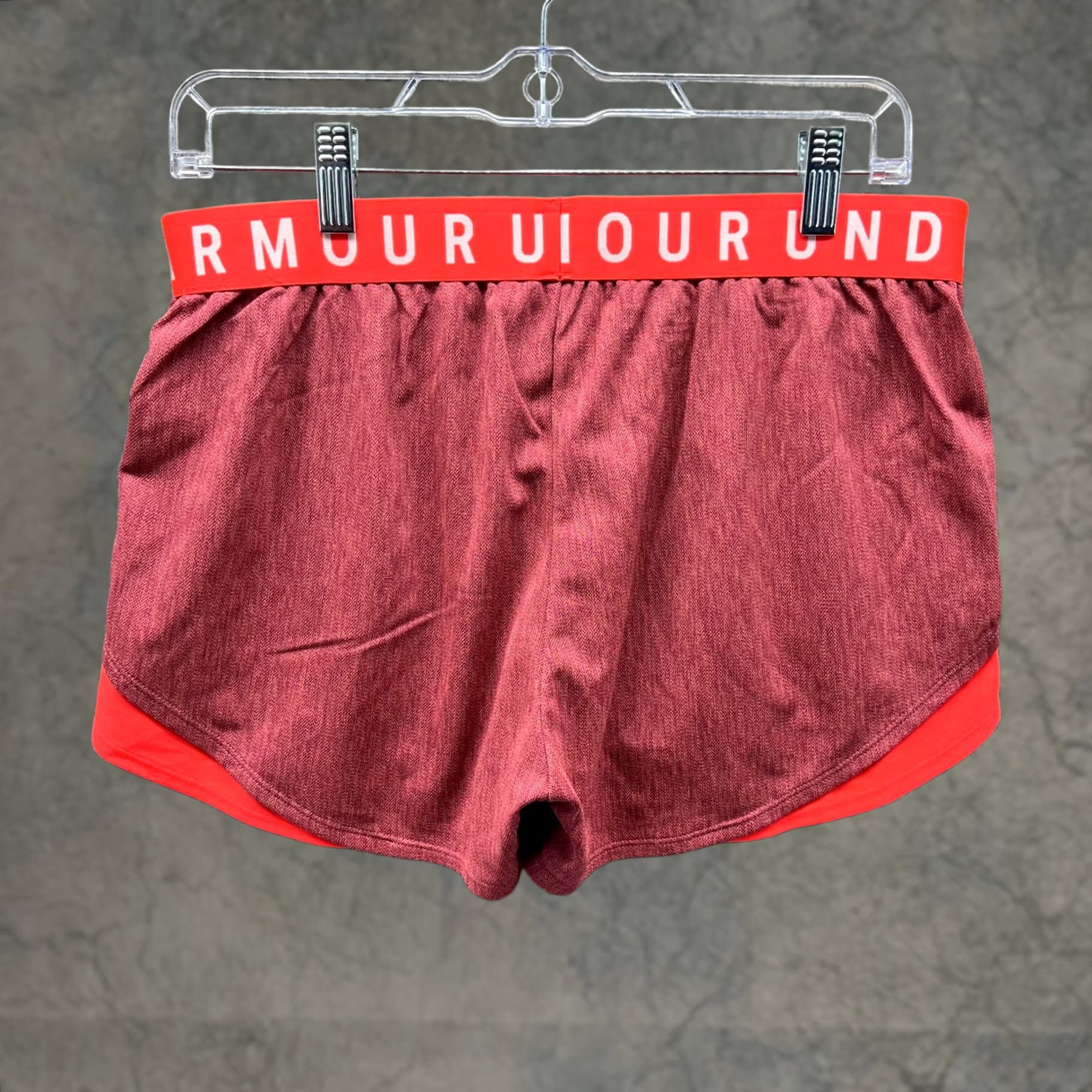 Under Armour VINTAGE Under Armour Shorts Womens M Red UA Play Up 3.0 Twist Athletic Running Size 30" / US 8 / IT 44 - 1 Thumbnail